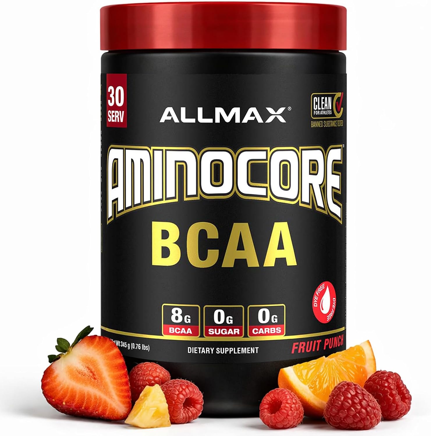 ALLMAX AMINOCORE BCAA Powder, Watermelon, 90 Servings, 1035 g