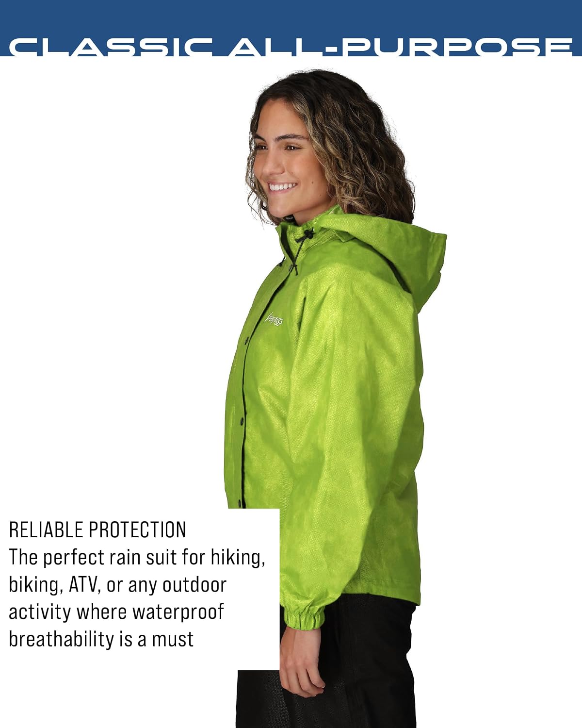 FROGG TOGGS Women's Classic All-Purpose Waterproof Breathable Rain Suit