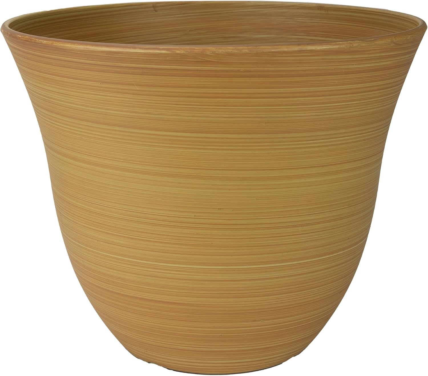 15" Honeysuckle Planter in Grained Beige