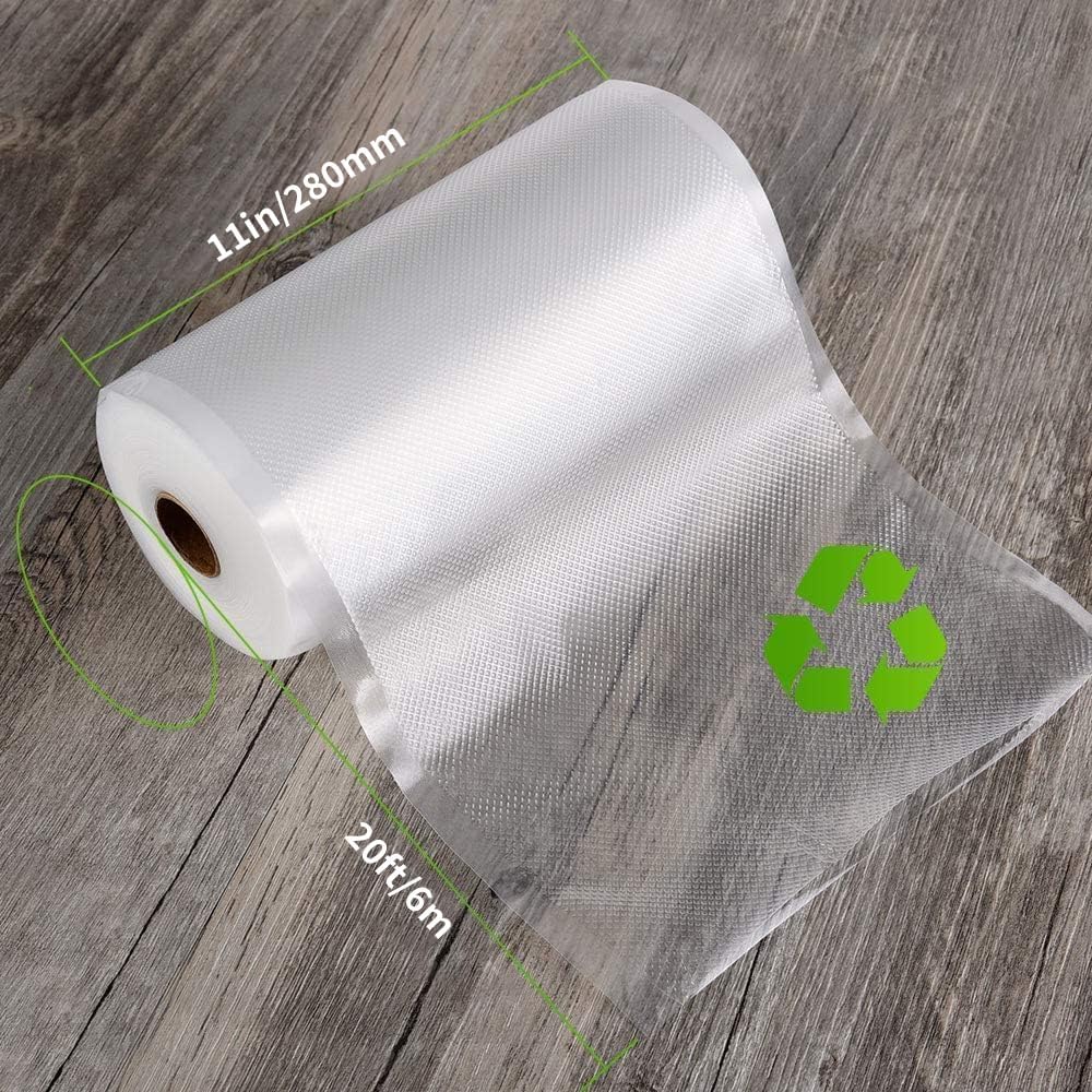 Kitchen Essentials, Vacuum Sealer Bags Rolls, 8in x 20ft, 2 Pack