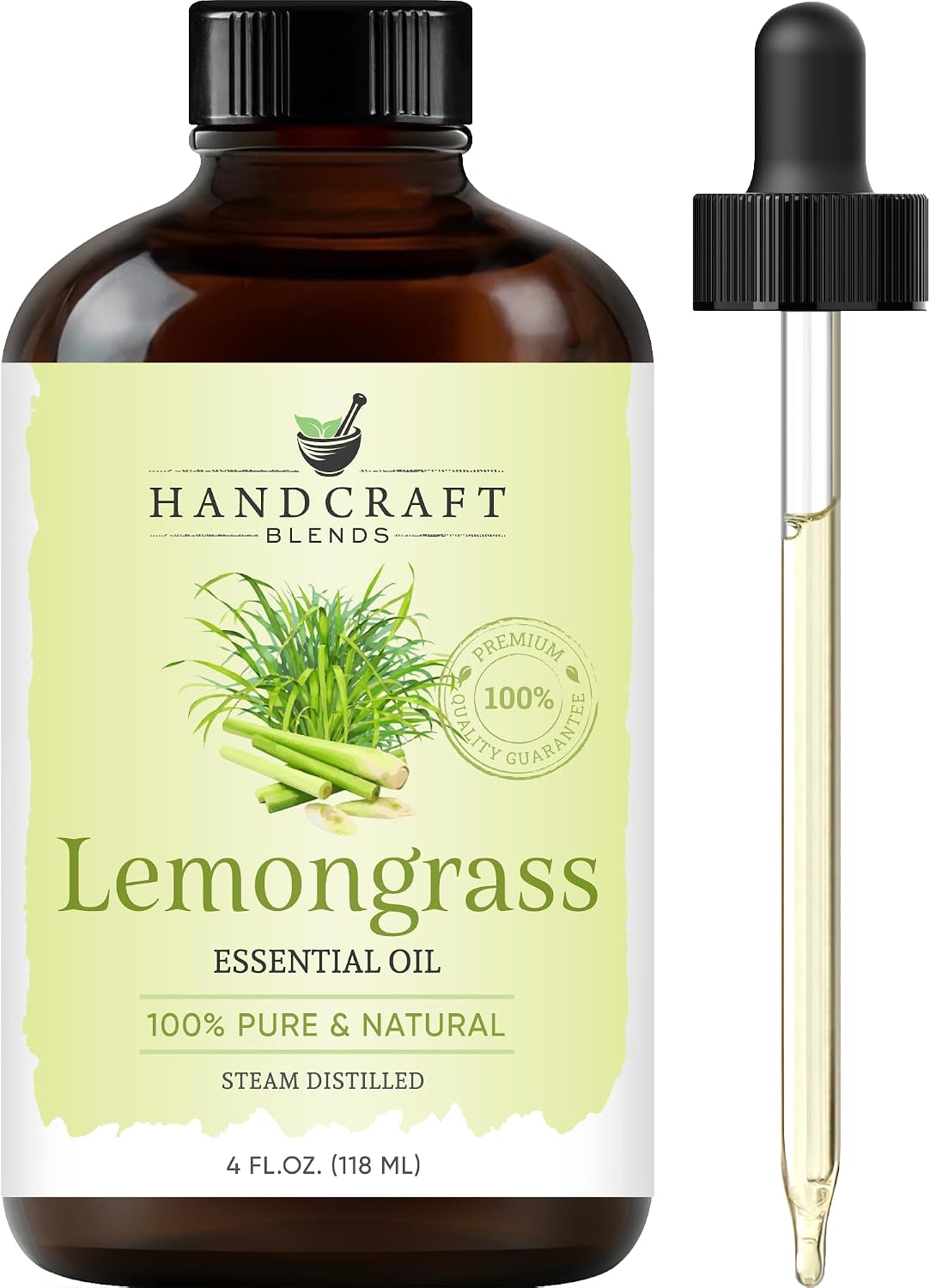 Handcraft Blends Peppermint Essential Oil – Huge 4 Fl Oz – 100% Pure and Natural – Premium Grade Essential Oil for Diffuser and Aromatherapy, Skin, Massage, Candle and Soap Making Fragrance