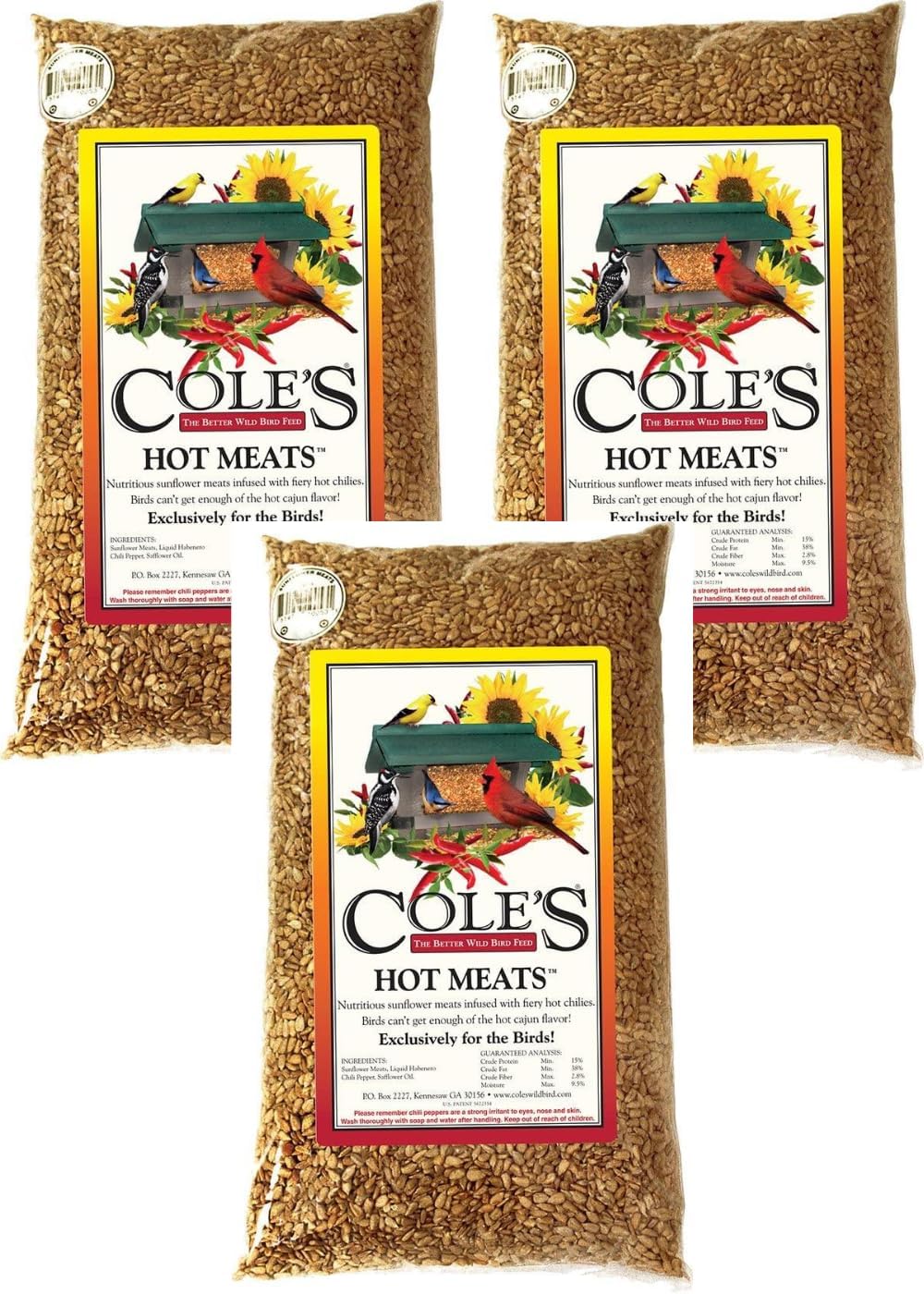Cole's HM05 Hot Meats Bird Seed, 5-Pound