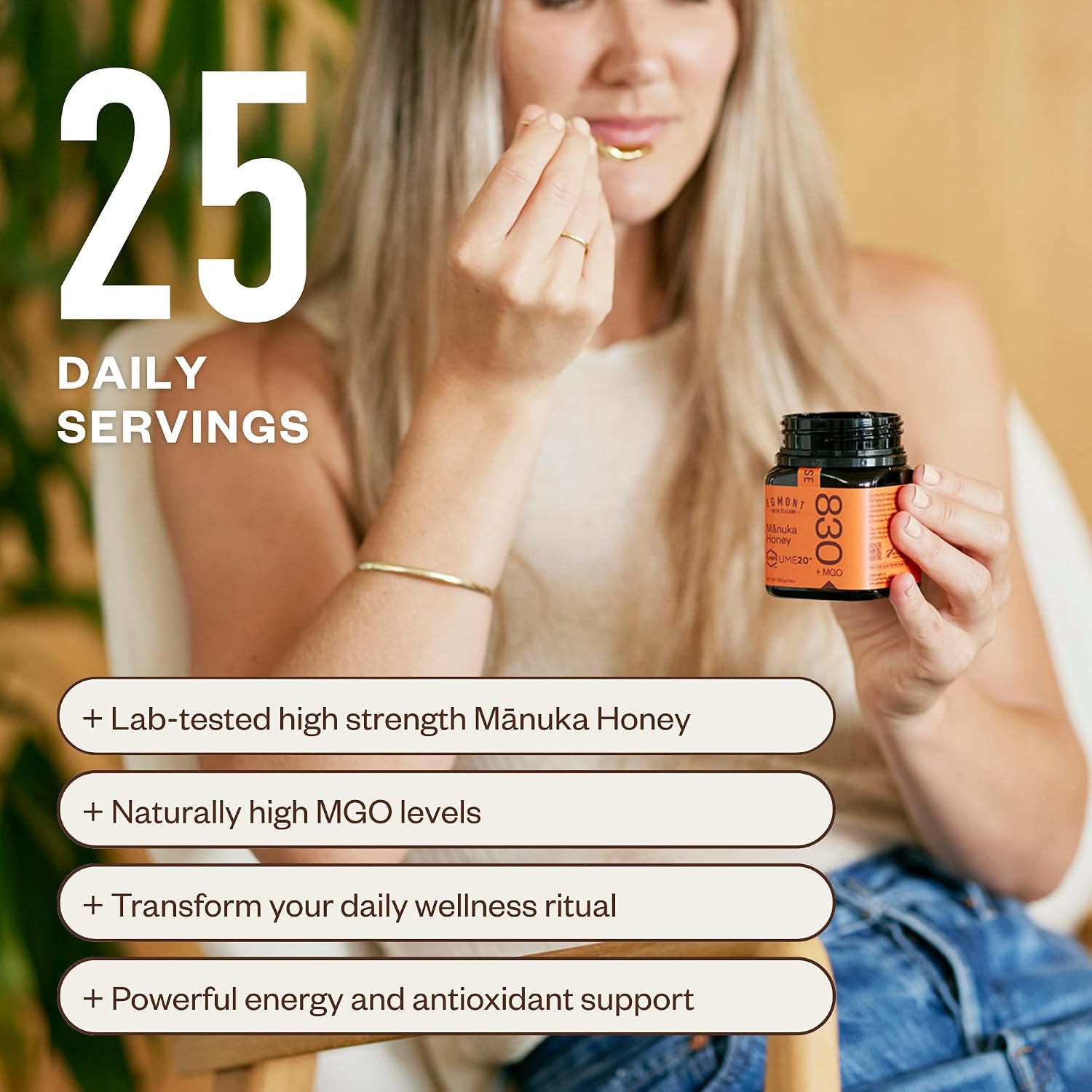 Egmont Honey Raw Mānuka Honey | UMF 18+ MGO 700+ Certified | 8.8oz