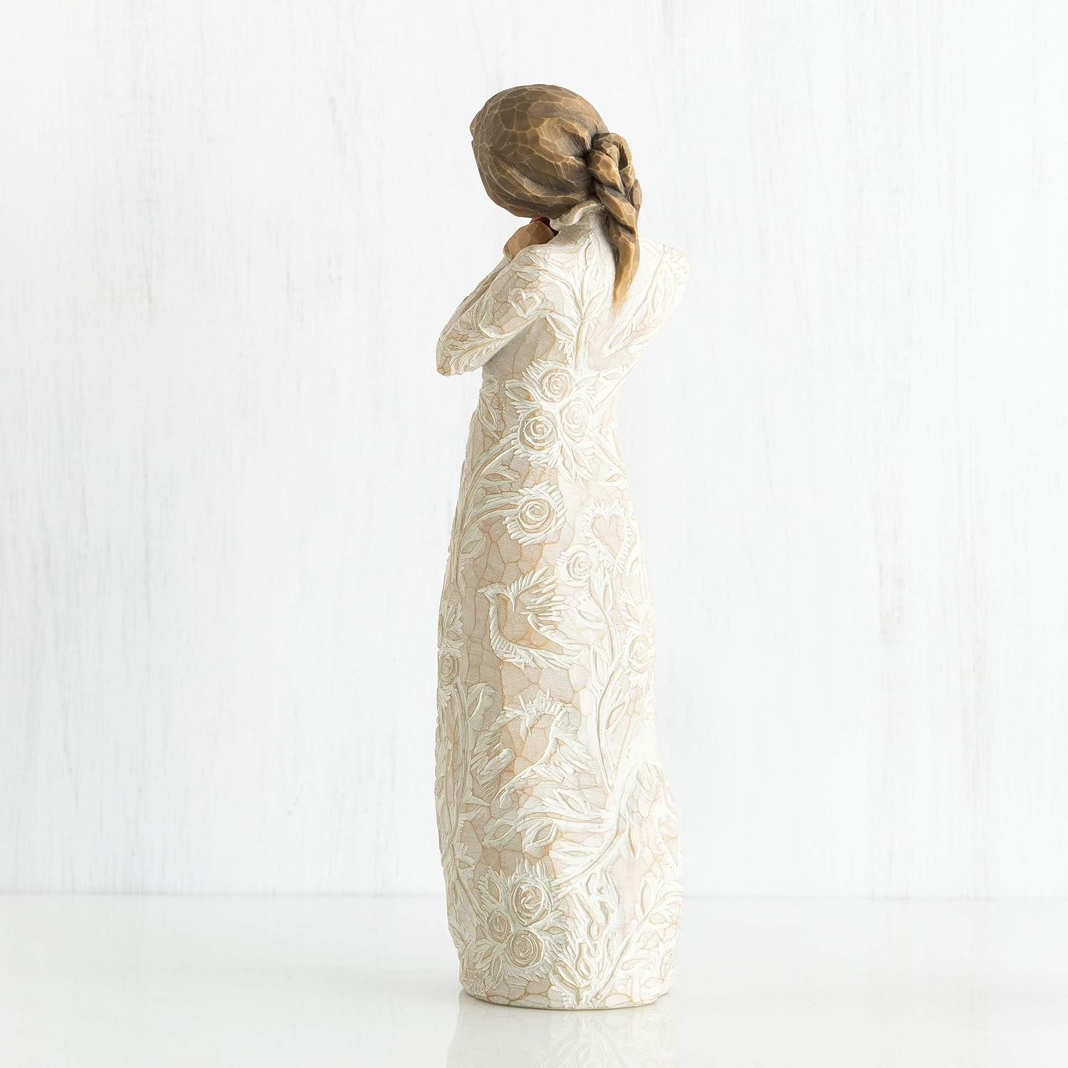 Willow Tree You and Me (Darker Skin), Sculpted Hand-Painted Figure | Cast from a Susan Lordi Original Carving, Expression of Love and Caring, Display on Shelf, Table or Mantel, Fitted Gift Box