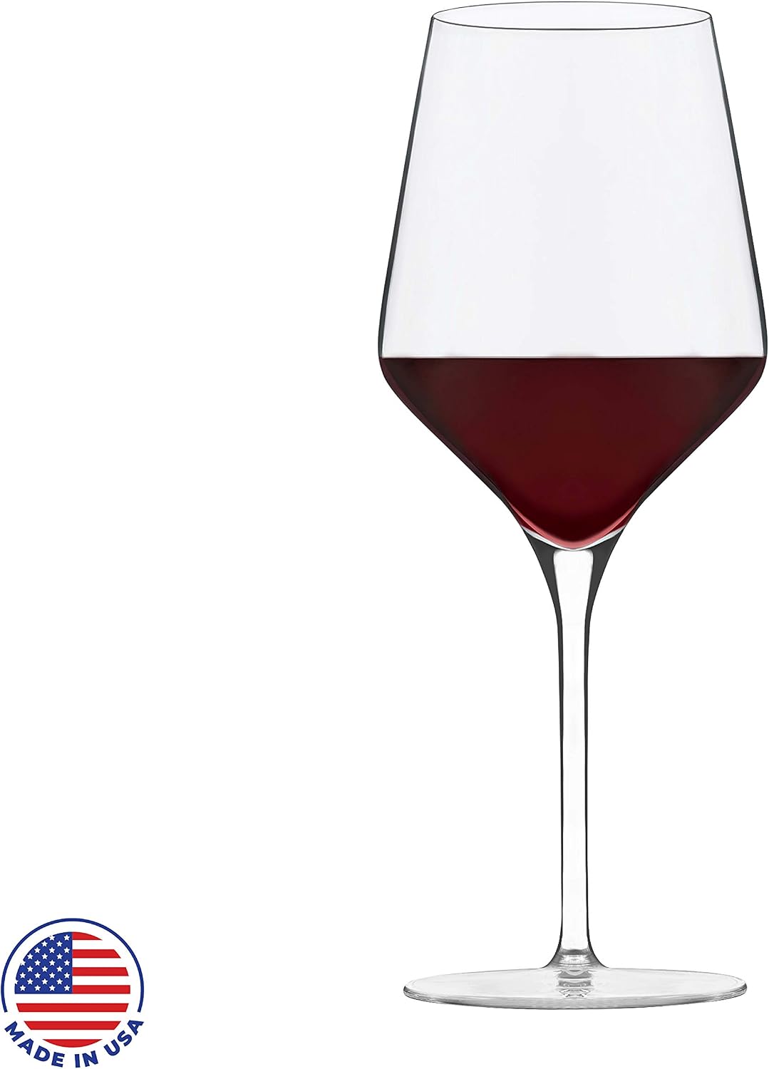 Libbey Signature Red Wine Glasses Set of 4, Seamless 24 Oz Wine Glasses for Cabernet, Merlot, and More, Stemmed Wine Glasses for All Occasions