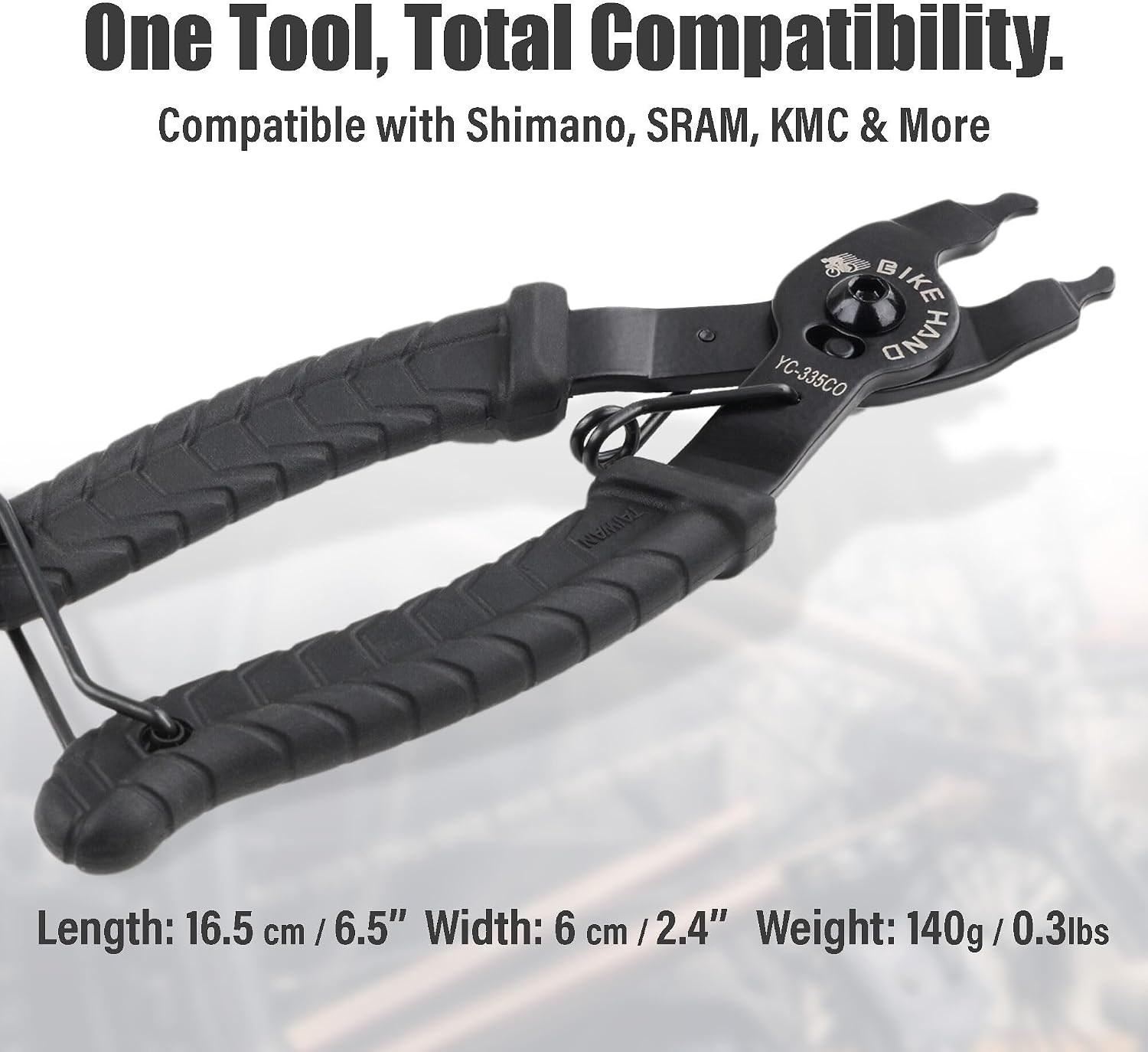 BIKEHAND Bike Bicycle Chain Master Link Pliers Tool - MTB Road Quick Link Remover Removal - Compatible with All Brands: for Shimano Sram KMC Chain