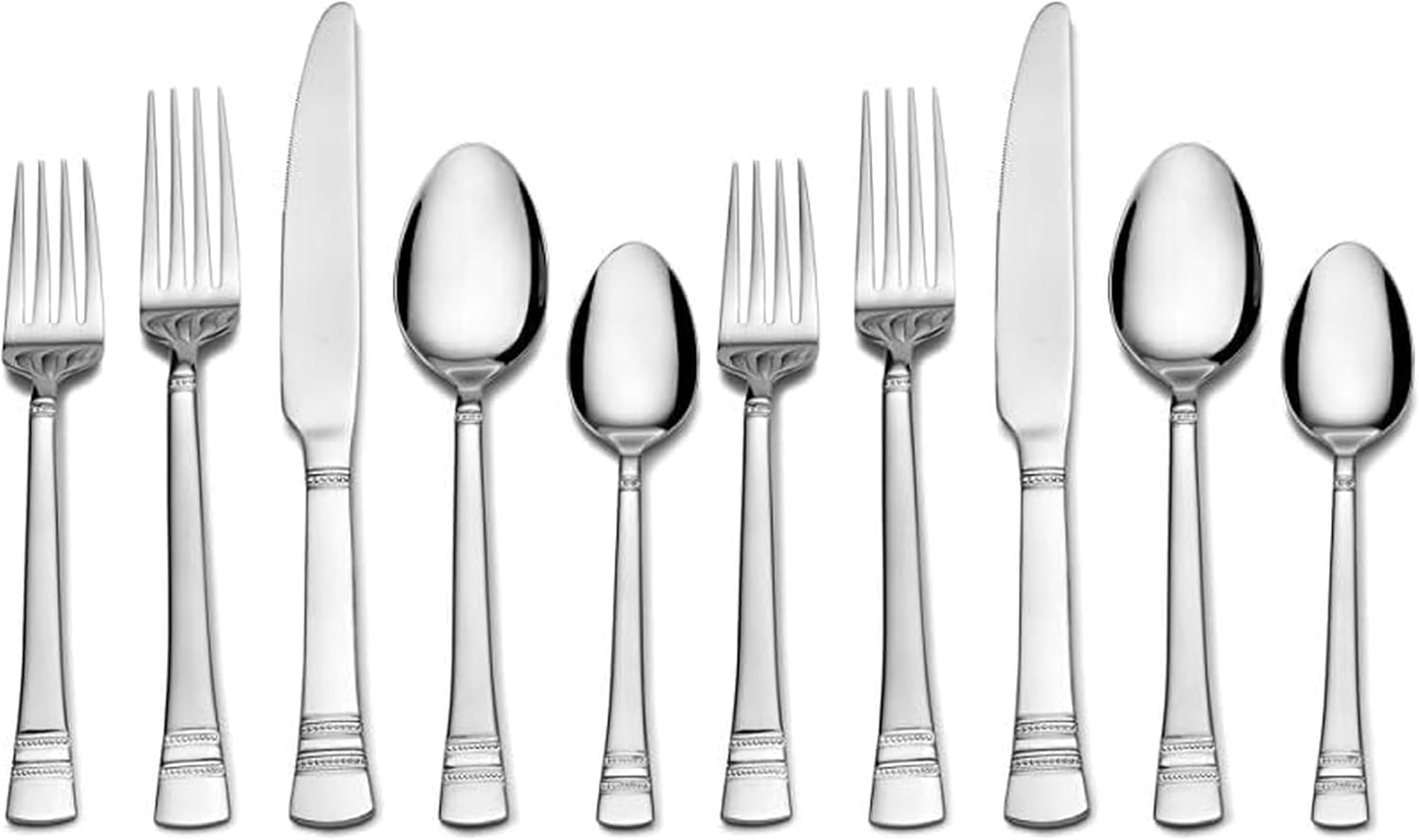 Pfaltzgraff Sapphire Bay 20-Piece Stainless Steel Flatware Set, Service for 4