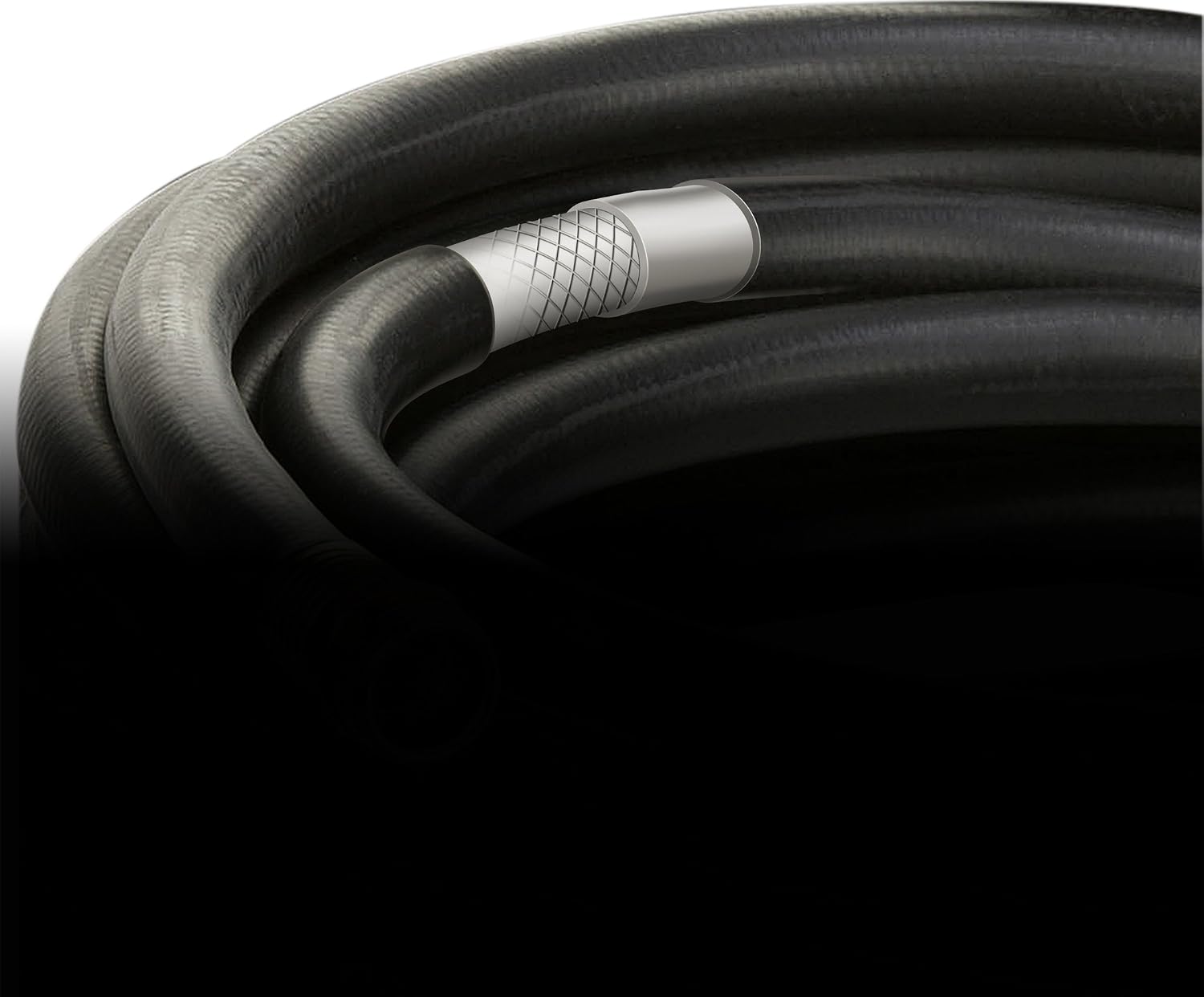 Swan Products CELSGC58050 Element MAXLite Premium Rubber+ Water Hose with Crush Proof Couplings 50' x 5/8", Black