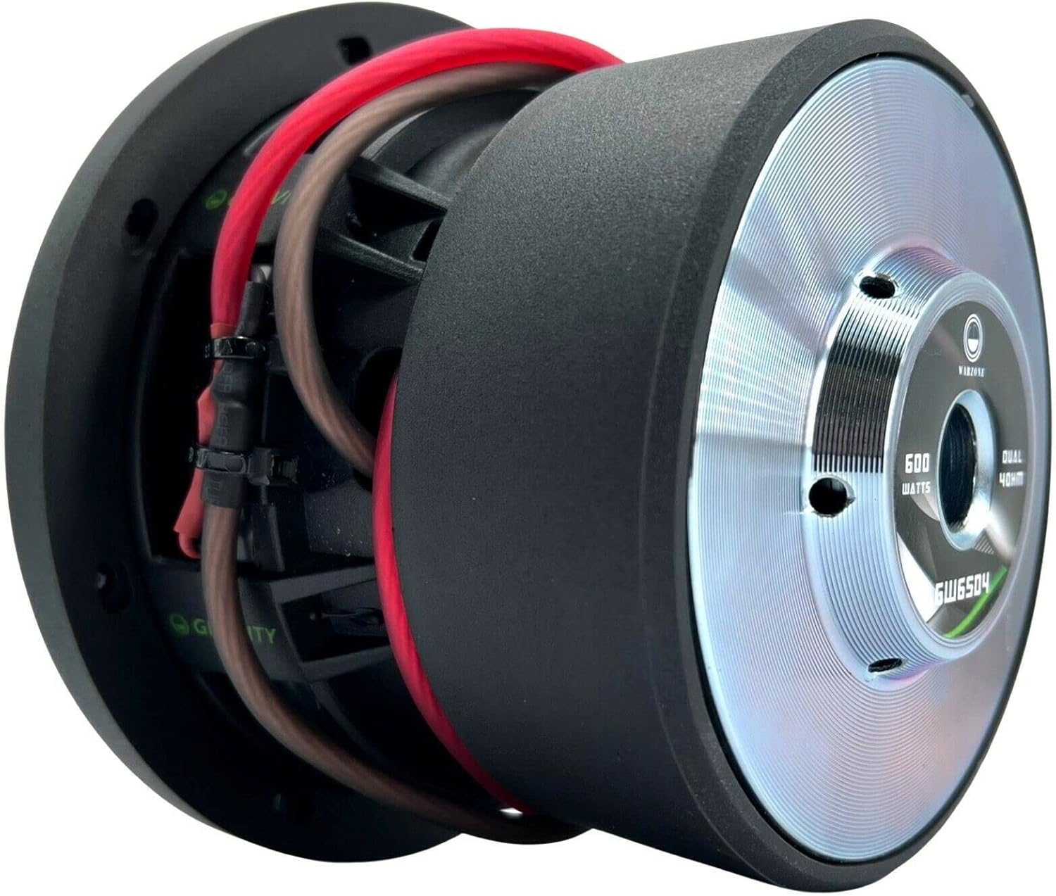 Gravity Car Vehicle Subwoofer Audio Speaker - 15 Inch Competition Grade Pressed Paper Cone, 2 Ohm DVC, Advanced Air Flow