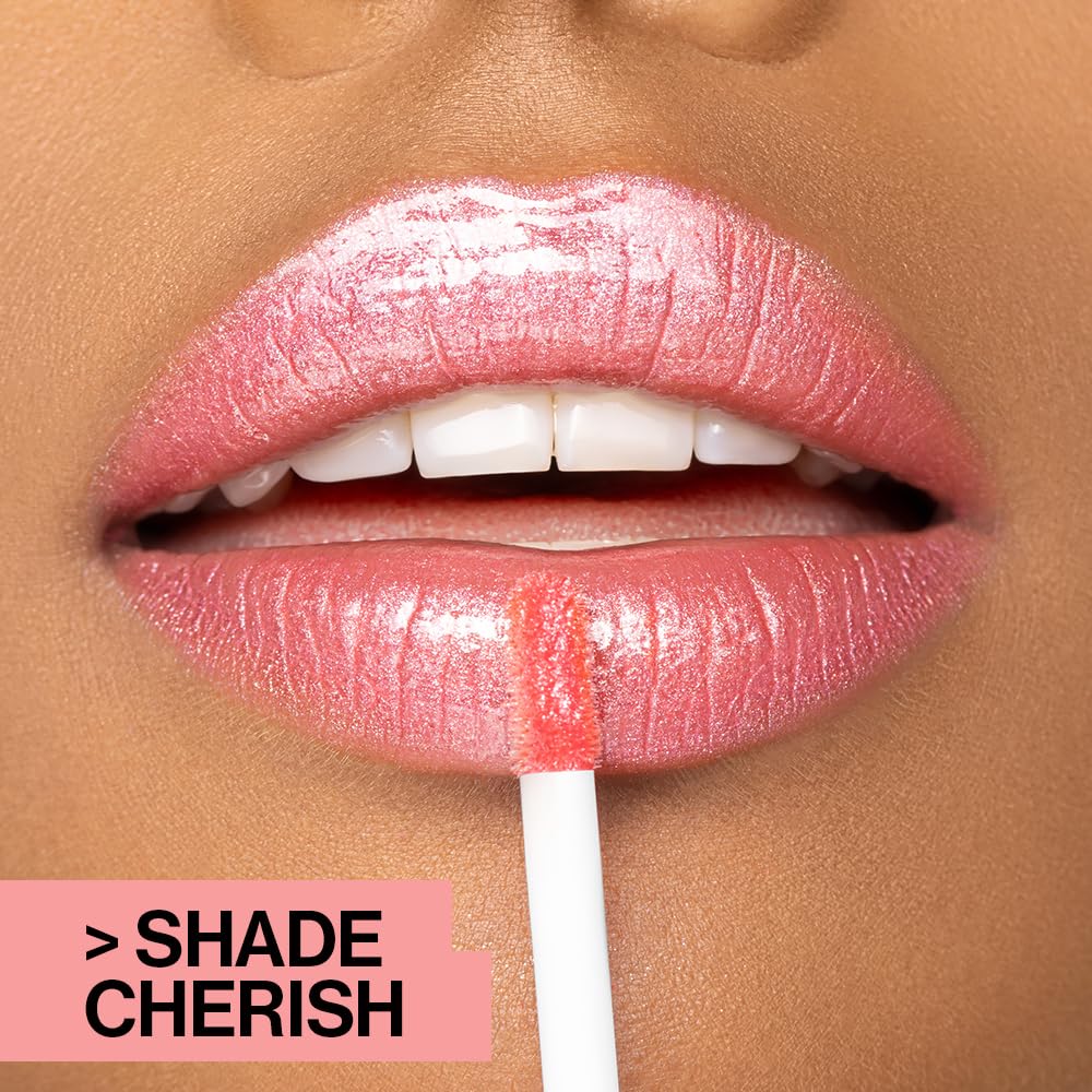 wet n wild MegaSlicks Lip Gloss, Ultra-Glossy, Vitamin-E Enriched, Ultra-Gloss High Shine Moisturizing, Cruelty-Free & Vegan - Bronze Berry