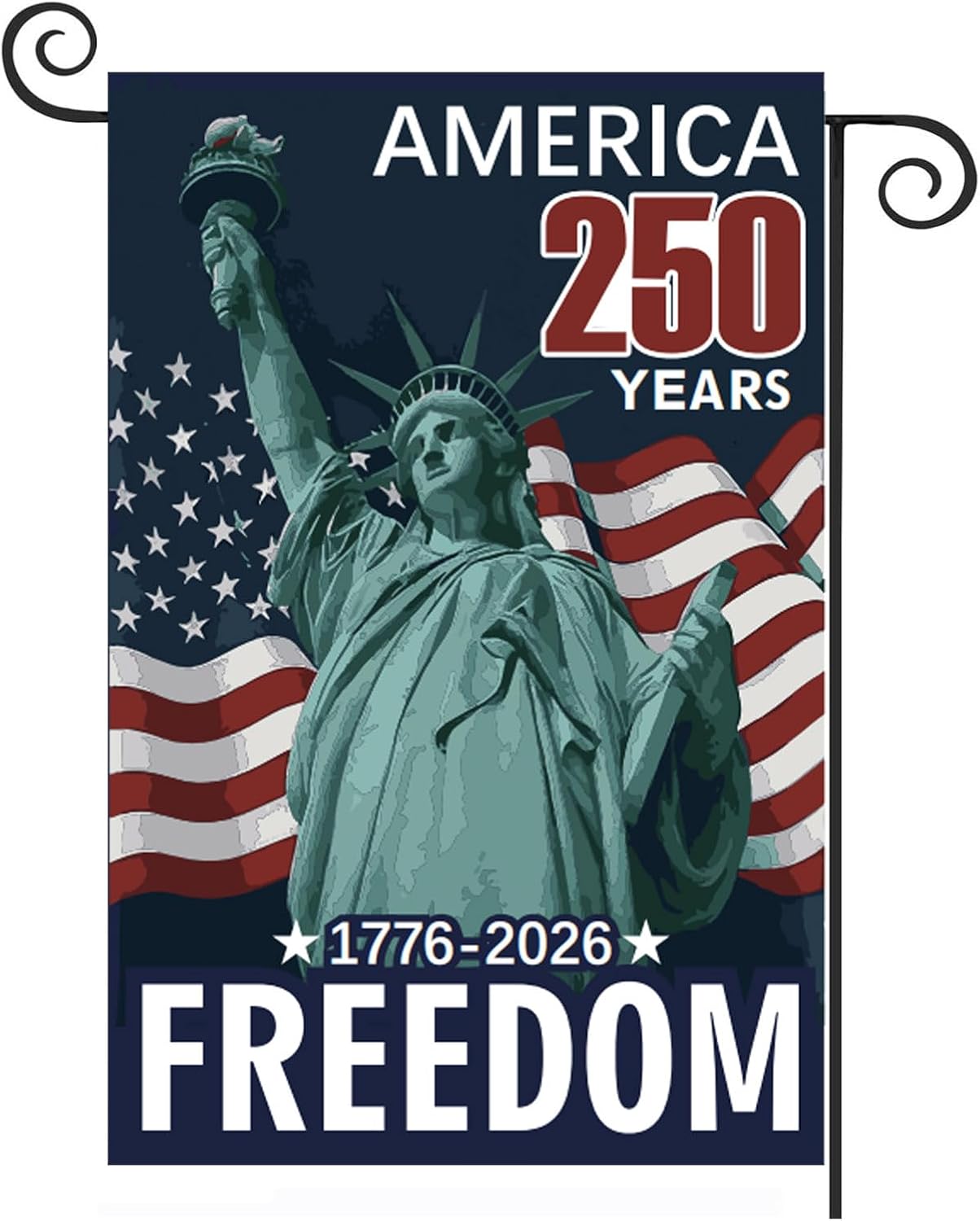 American Flag USA Garden Flag 12 x 18 - Patriotic Double Sided Small Flags for Yard