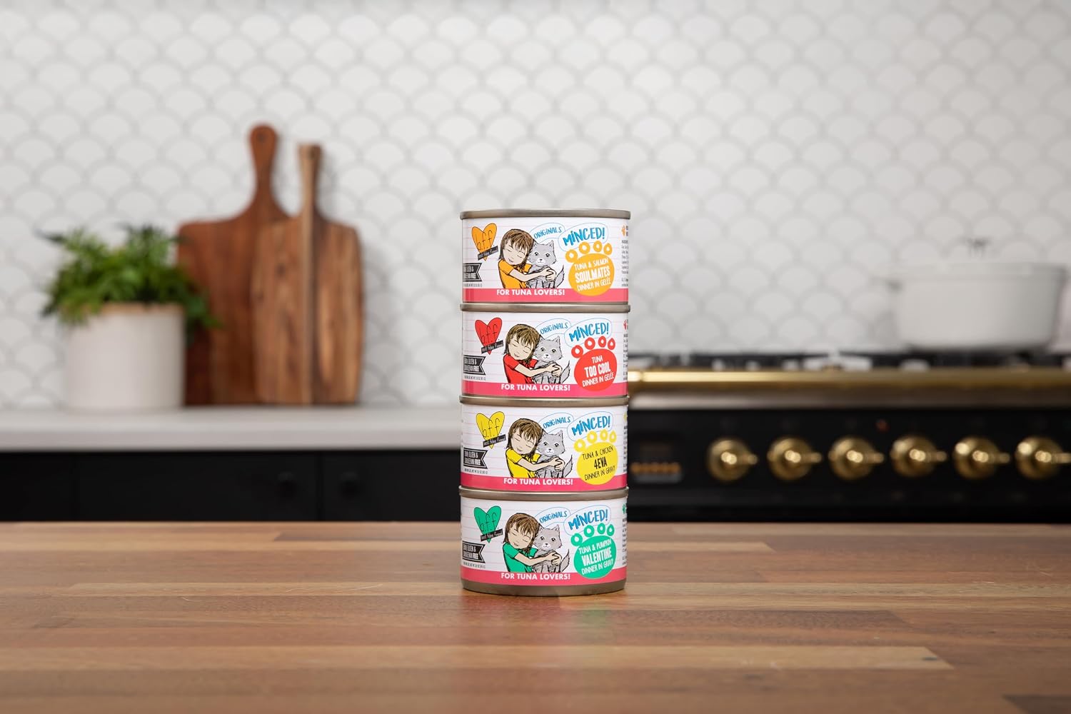 Weruva BFF Minced Natural Wet Cat Food, Batch O Besties Variety Pack, 5.5oz Can, Pack of 8
