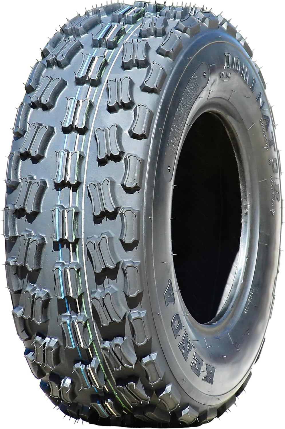 Kenda Dominator K300 ATV Tire - 22X8-10 | ATV & UTV All Terrain All Season Traction 31F Rated 4 Ply Bias Construction Black Sidewall Tire