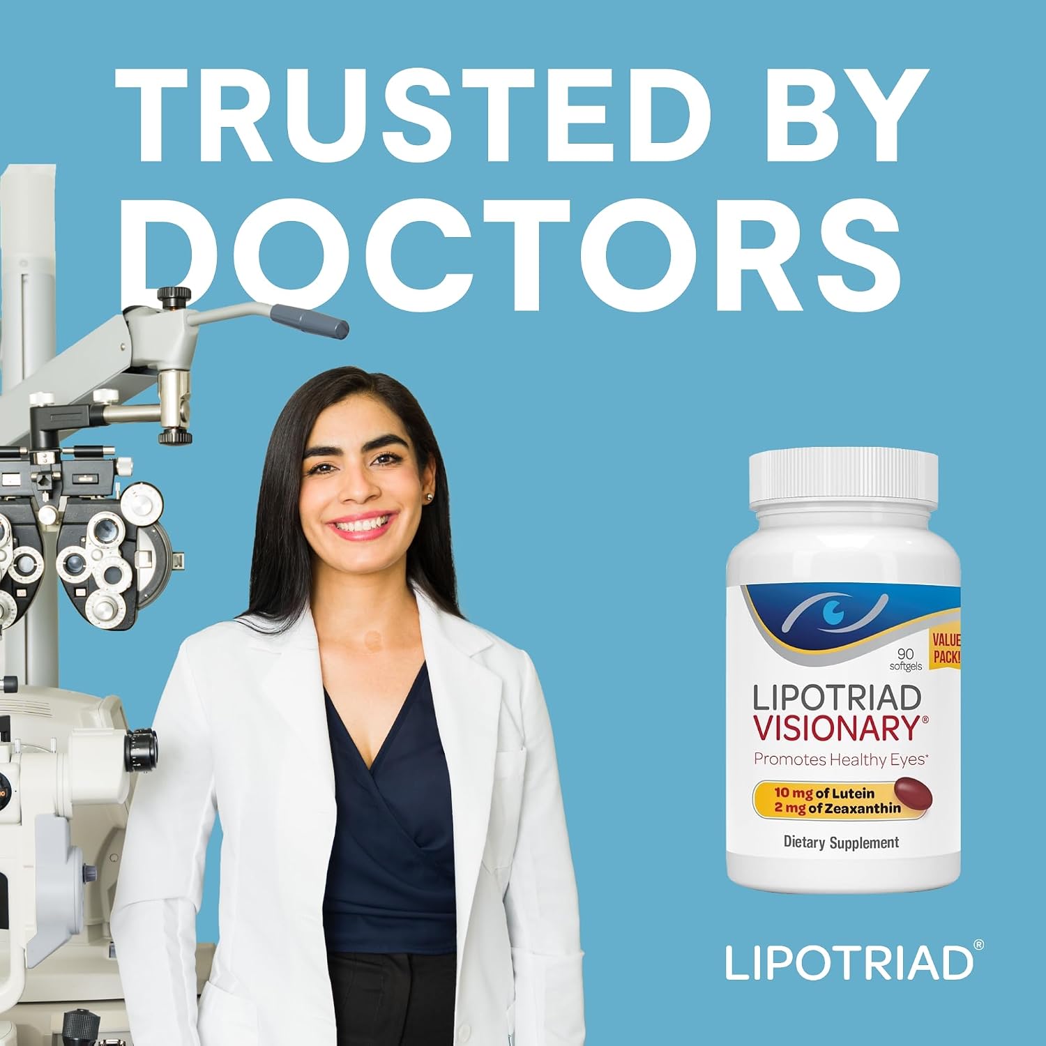Lipotriad Visionary Eye Vitamins, 90 Capsules