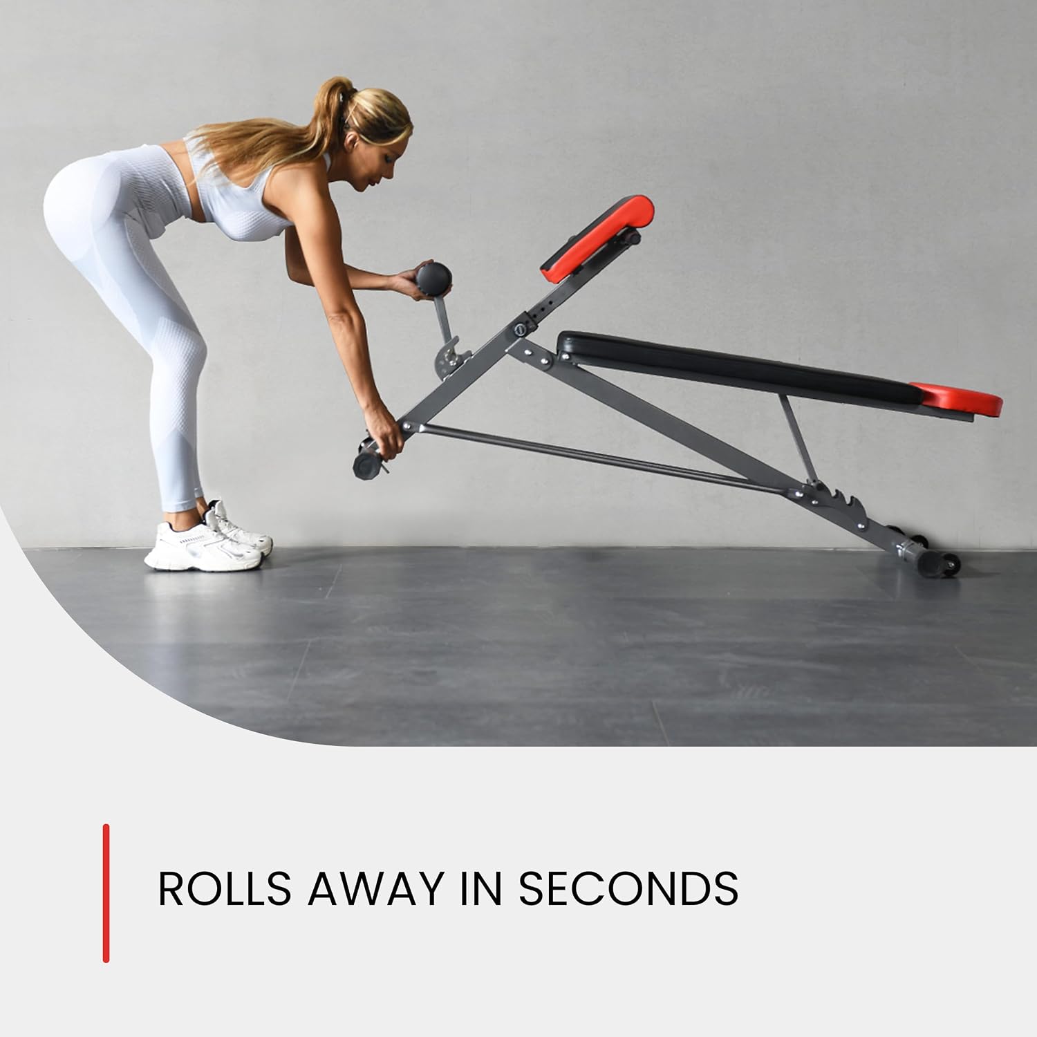 Finer Form Multi-Functional Adjustable Weight Bench and Roman Chair