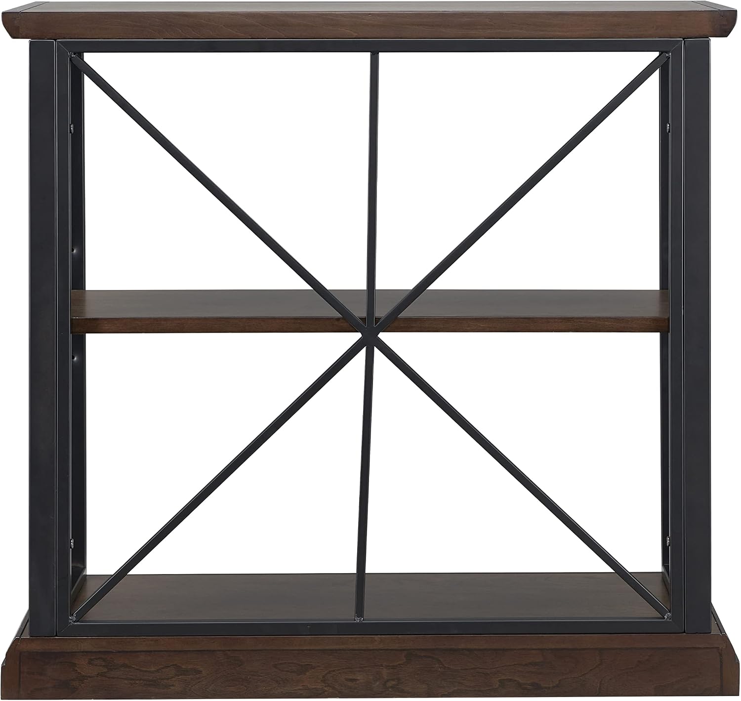 Leick Home Mission Corner Bookcase, 36", Mission Oak | Adjustable Shelves, Freestanding, Traditional, Wood, Furniture, 82263