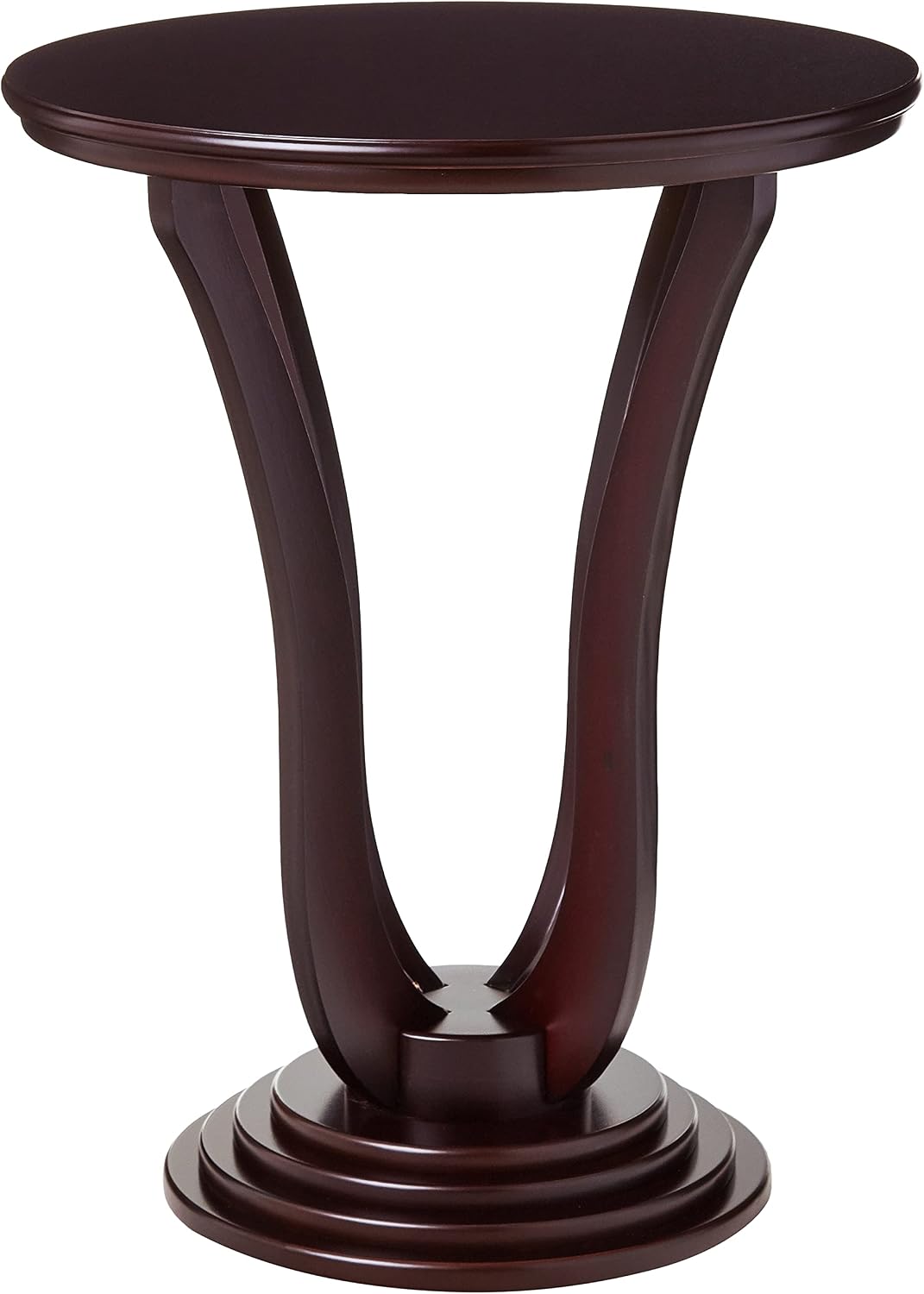 Frenchi Furniture Table, L 19.70 inch x W 19.70 inch x H 25.80 inch, Espresso