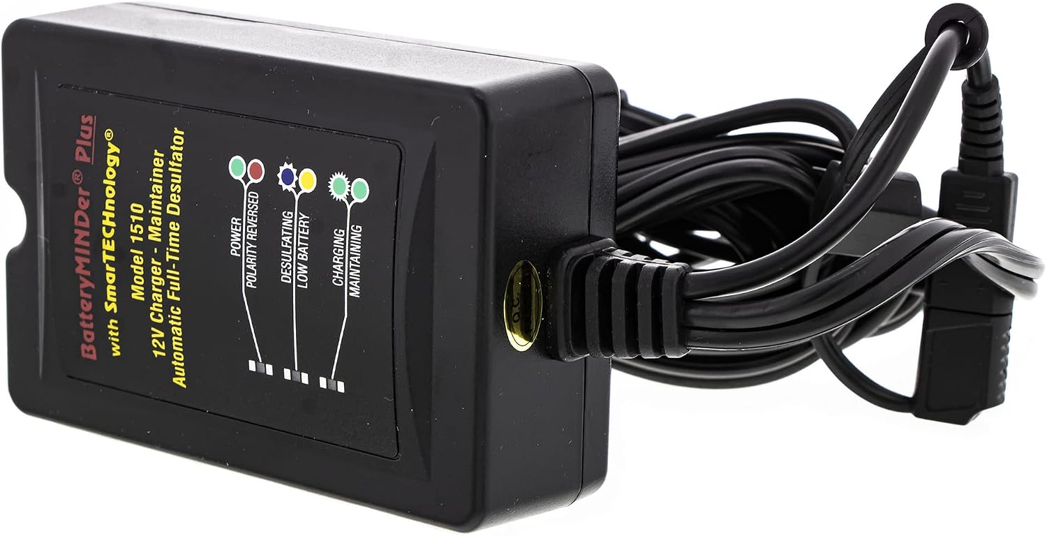 Polaris Genuine OEM BatteryMINDer 1510 1.5 Amp 12-Volt 4 Battery Charger Ranger RZR General 2830404