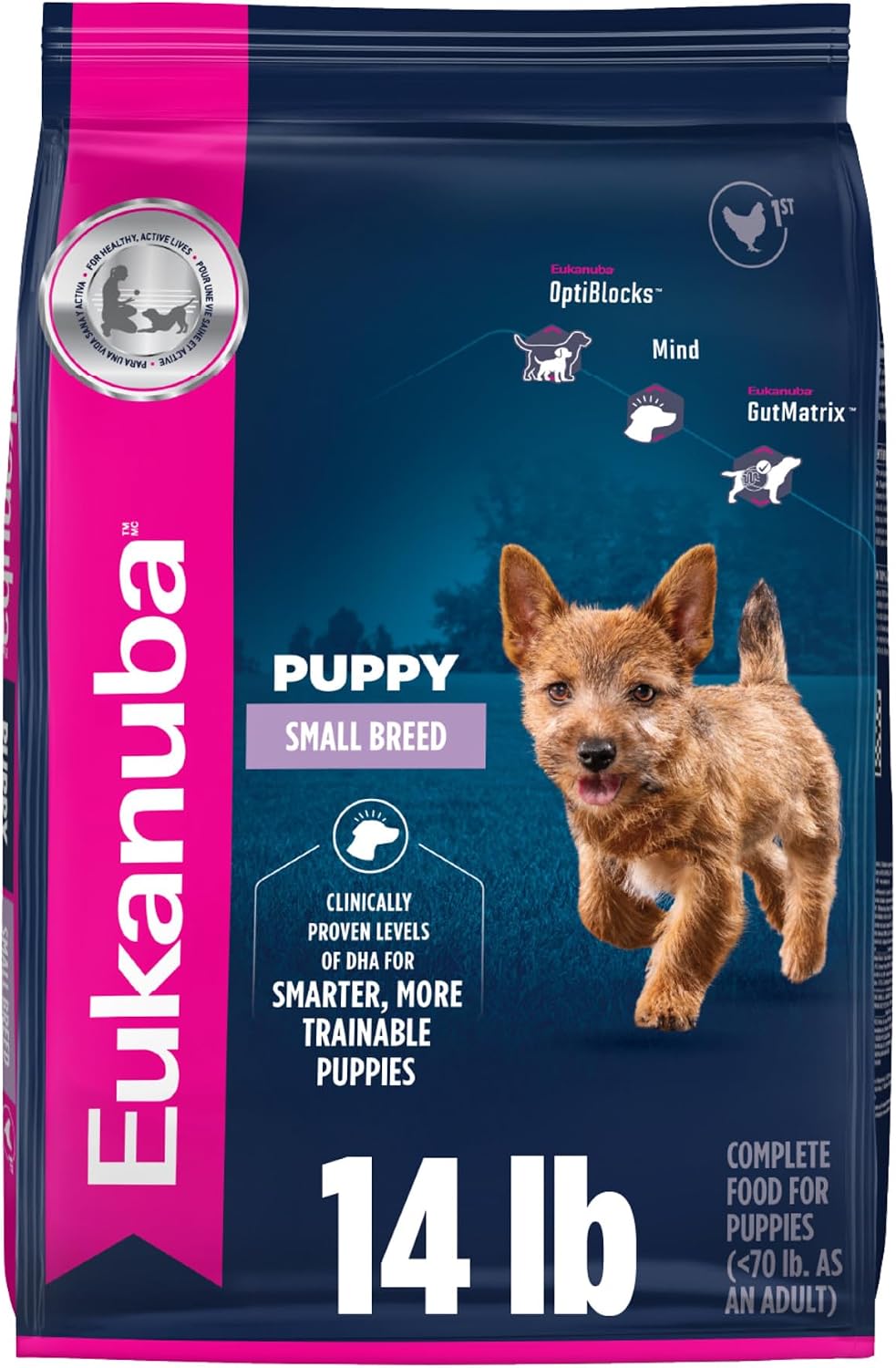 Eukanuba Puppy Small Breed Dry Dog Food, 4.5 lb Bag