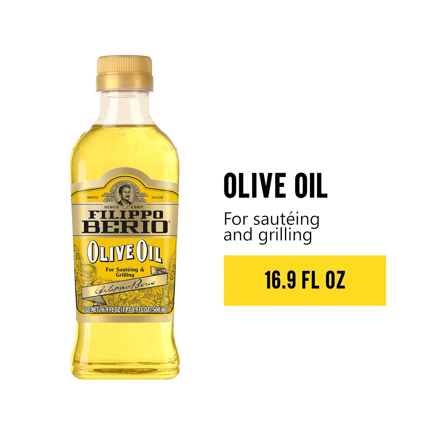Filippo Berio Pure Olive Oil, 101.4 Ounce Tin