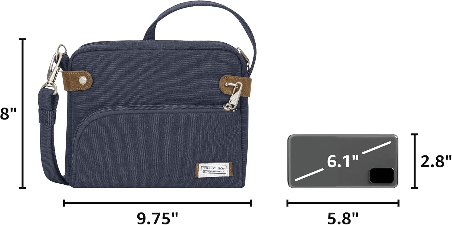 Travelon Anti-Theft Heritage Small Crossbody Bag