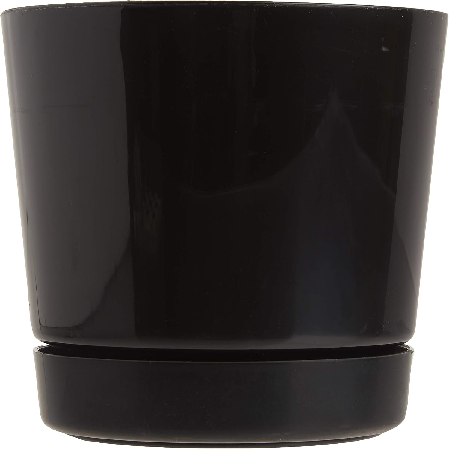 Novelty Majestic Full Depth Round Cylinder Pot, Glossy White, 8-Inch (10082)
