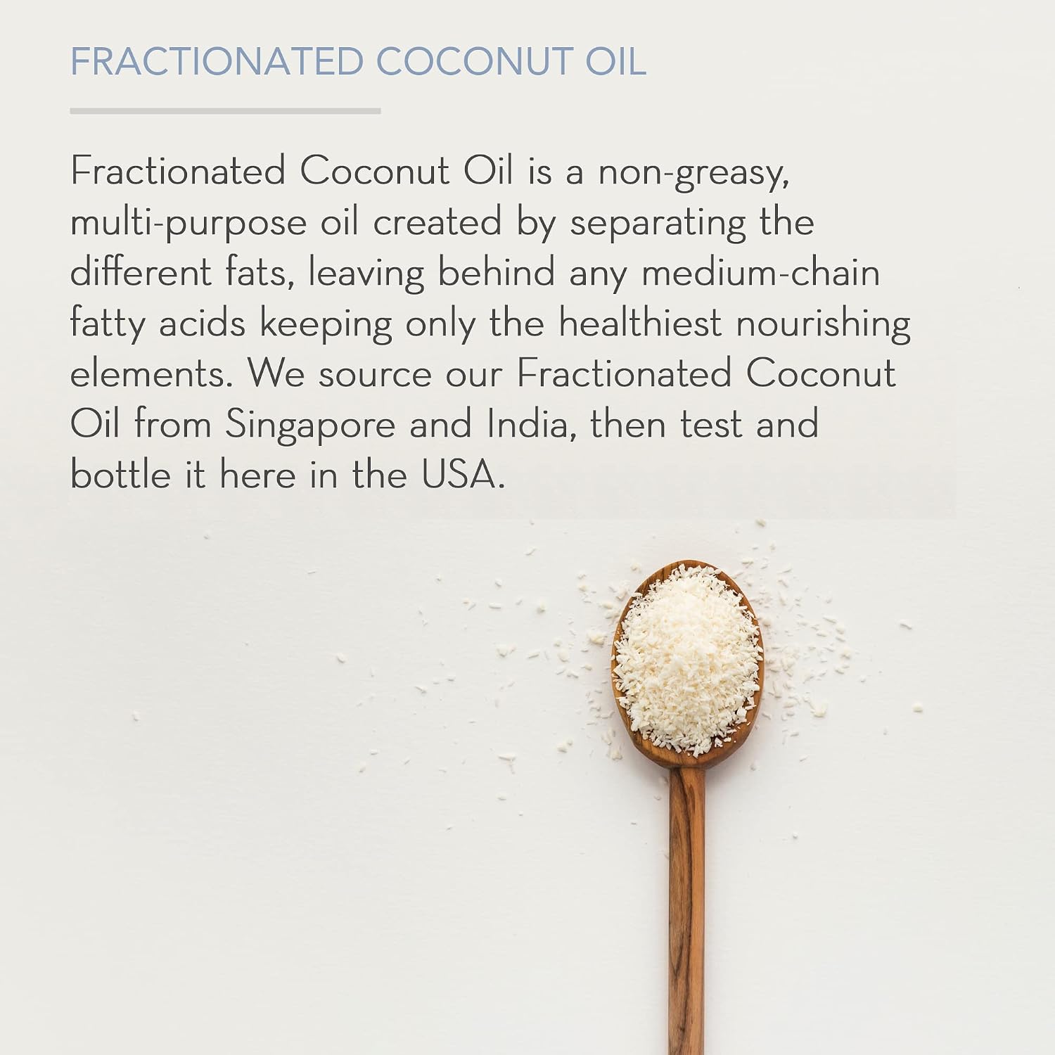 Organic Fractionated Coconut Oil, Carrier Oil with Dropper, 4 fl oz | Palm oil free liquid MCT for diluting essential oils, use on skin, hair, nails