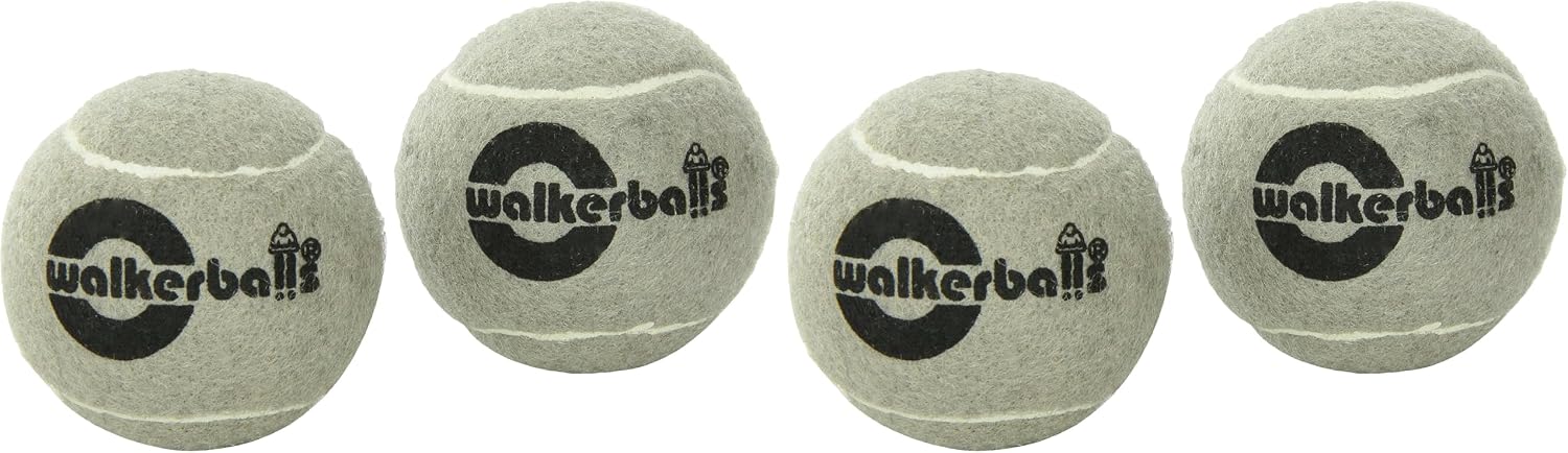 DMI Walkerballs Precut Walker Tennis Ball Glides, Fit Most Walkers, 1 Pair