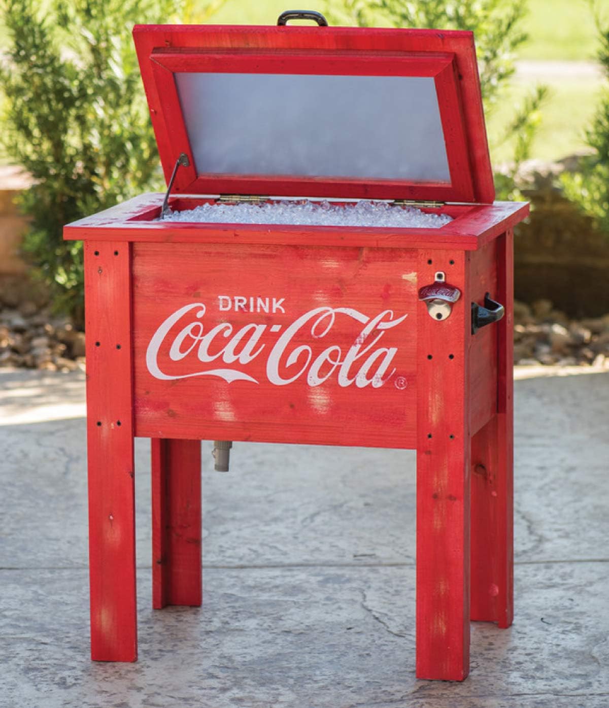 Leigh Country CP 98100 Coca Cola Vintage Cooler, 54-Quart, Red