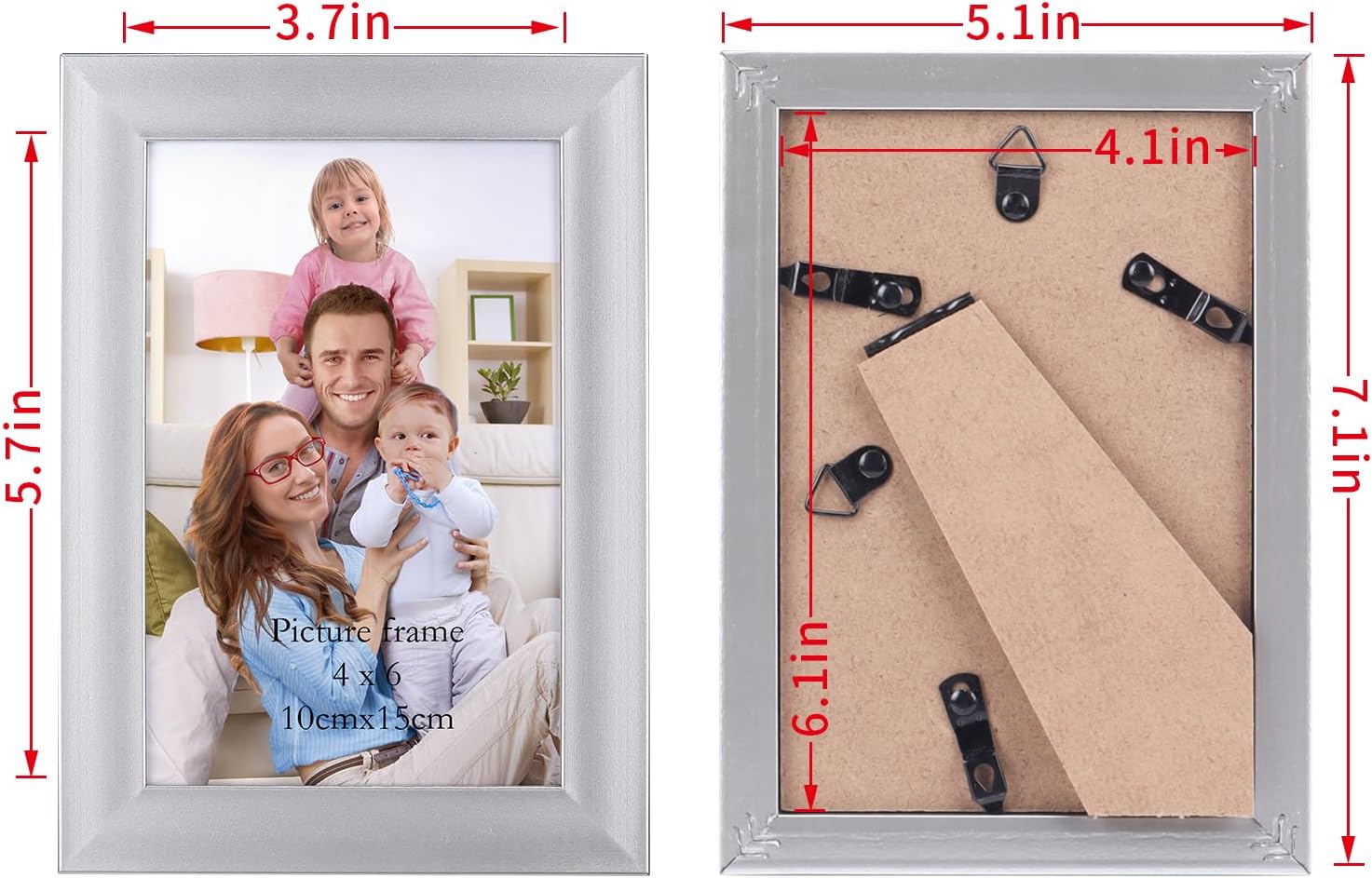 Giftgarden Black 8x10 Picture Frame Bulk, Multi 8 x 10 Photo Frames Set for Wall Hanging or Tabletop, 12 Pack
