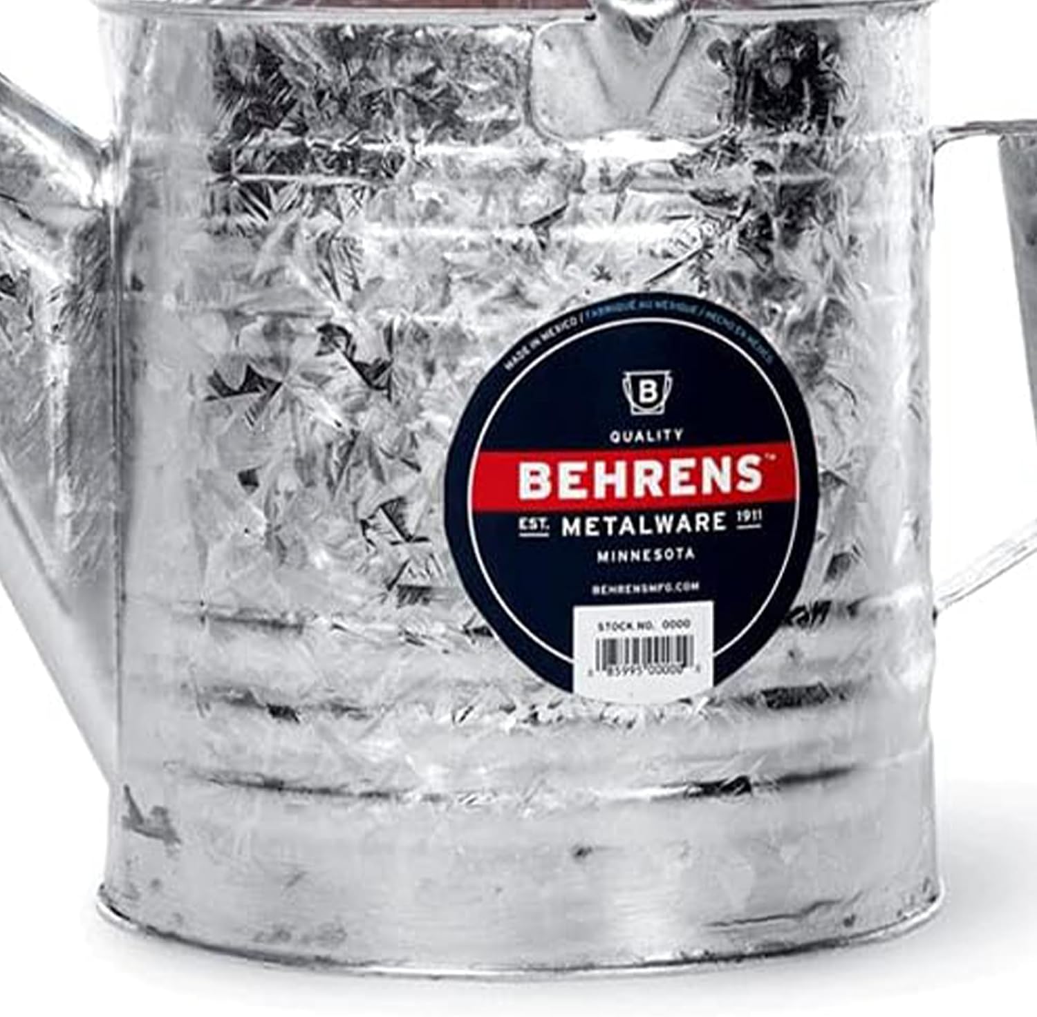 Behrens 208 2-Gallon Steel Watering Can, Silver