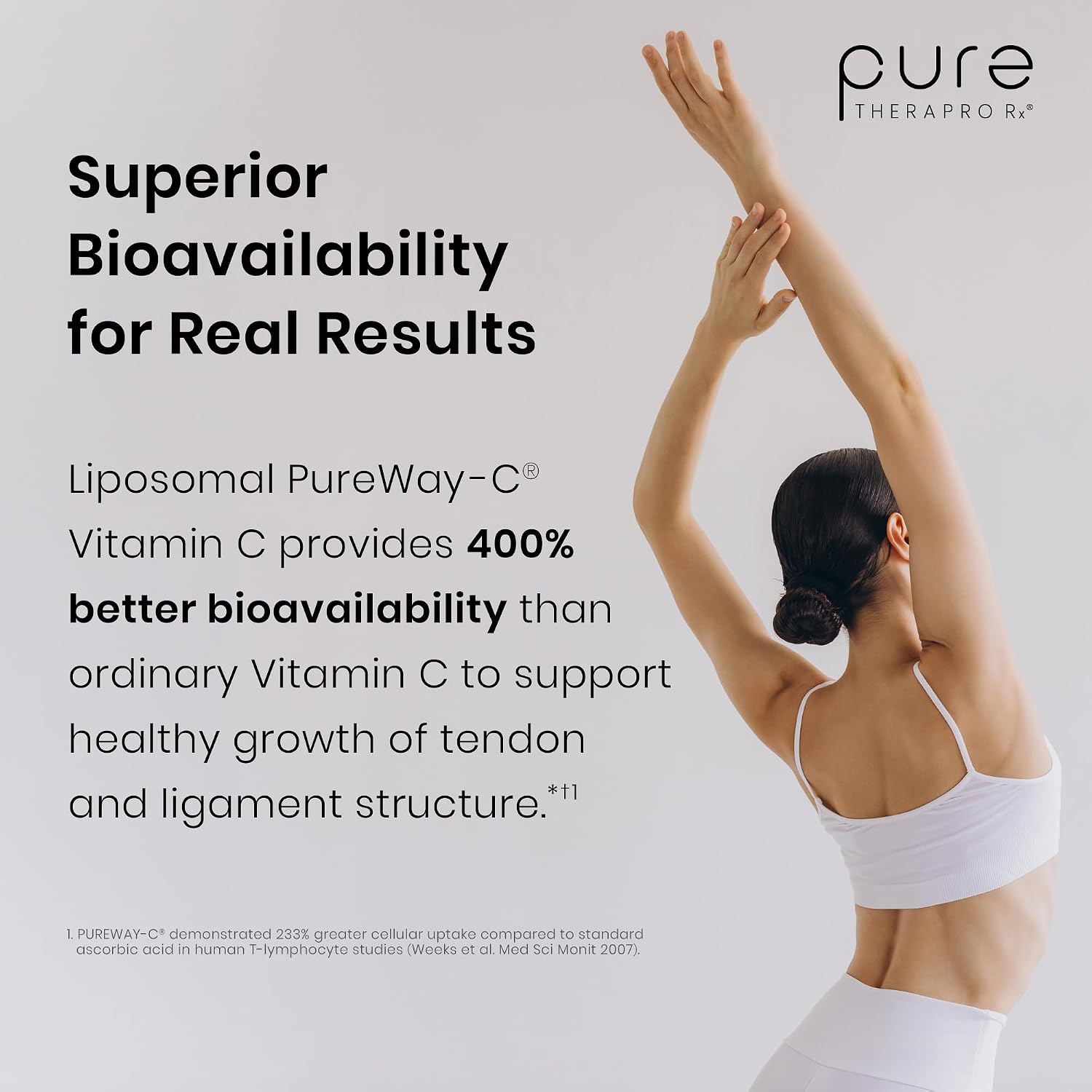 Pure Therapro Rx Acute Injury Tendon & Ligament Support, 90 Capsules | Once-Daily Capsule, Supports Movement & Physical Function, For Men & Women