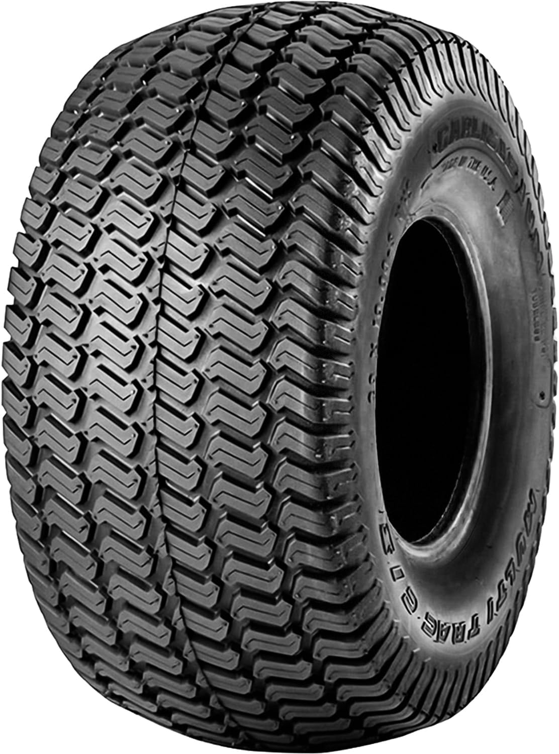Carlisle Multi-Trac C/S 25X8.50-14 90A4 B | Lawn Mower & Garden Tractor All Season Traction 90A3 Rated 4 Ply Bias Construction Black Sidewall Tire