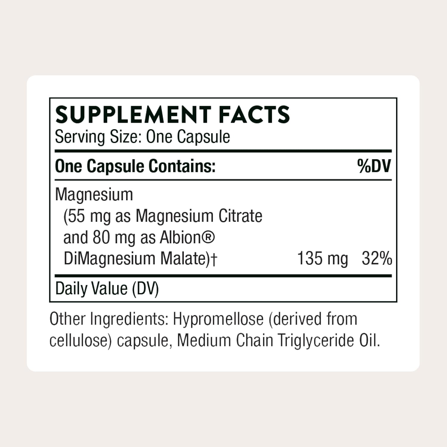 THORNE Magnesium CitraMate, Magnesium Citrate & Malate, 90 Capsules | Supports Heart Health, Skeletal Muscles, Cardiac & Lung Function, Bone Density