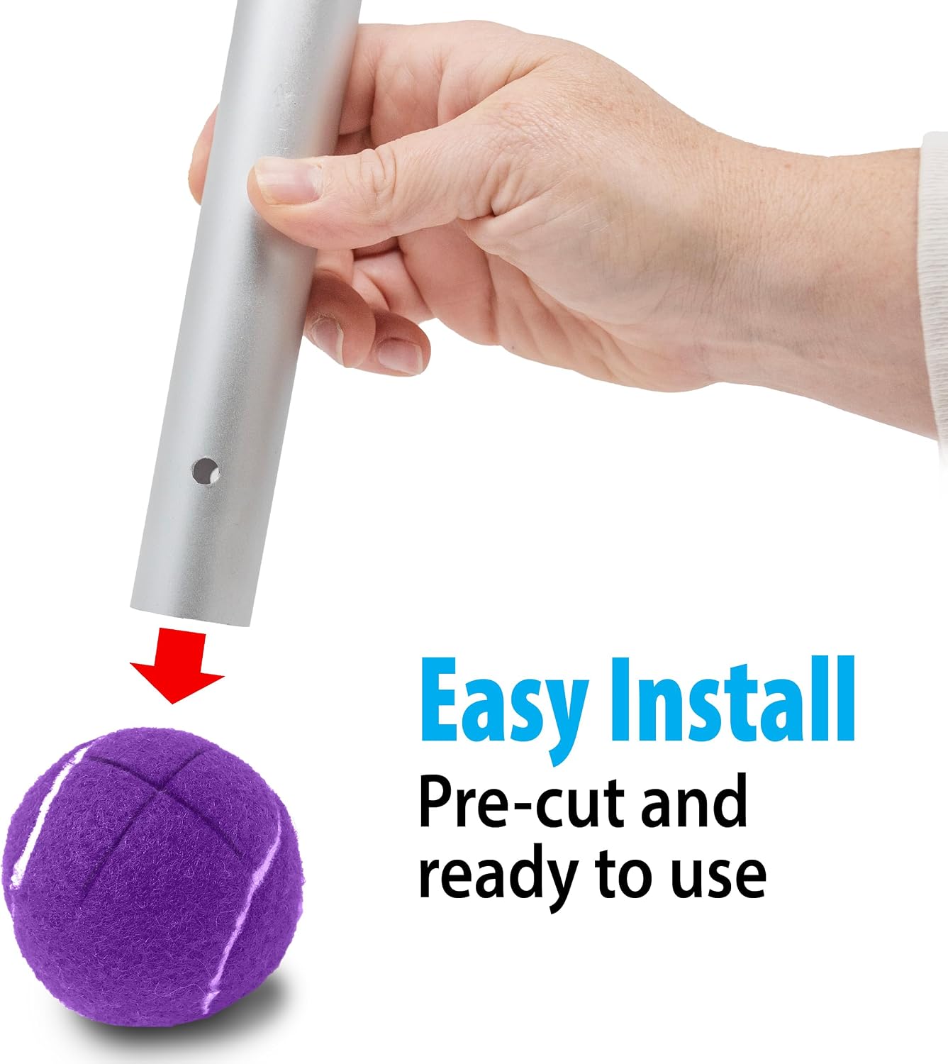 Top Glides Precut Walker Tennis Ball Glides