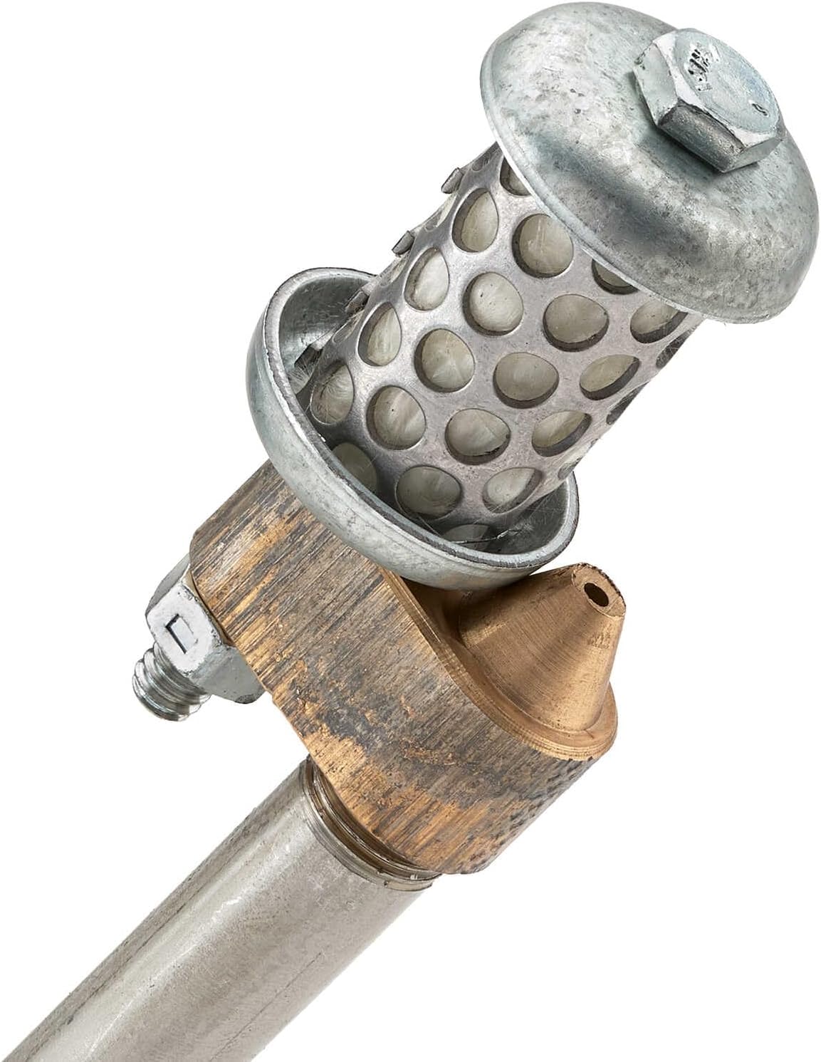 Forestry Suppliers Sure-Seal Double-Bottom Drip Torch | Heavy Duty 15 Gauge Aluminum Canister | Big Mouth for Easy Filling | Fuel Trap & Check Valve