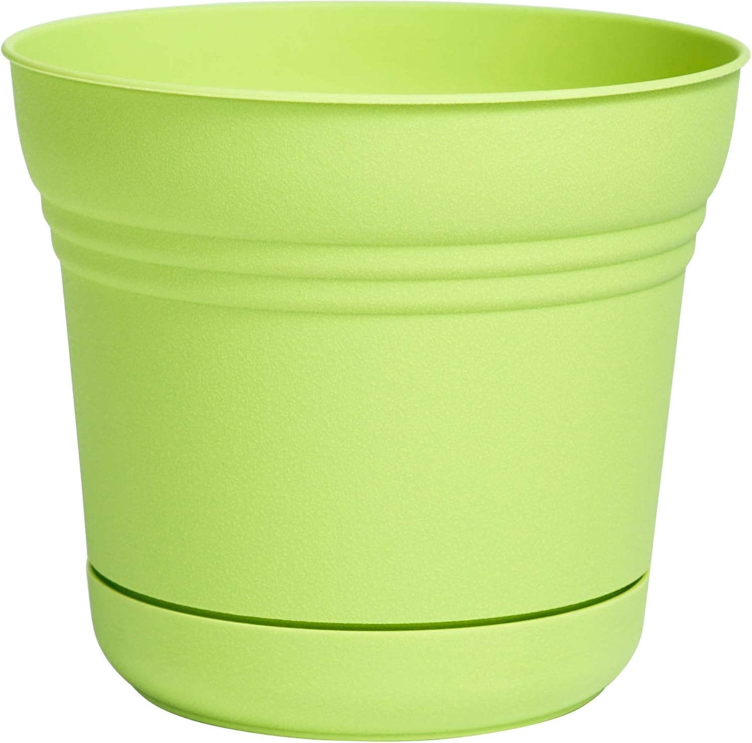 Bloem Saturn Planter with Saucer, 10", Calypso (SP1027)