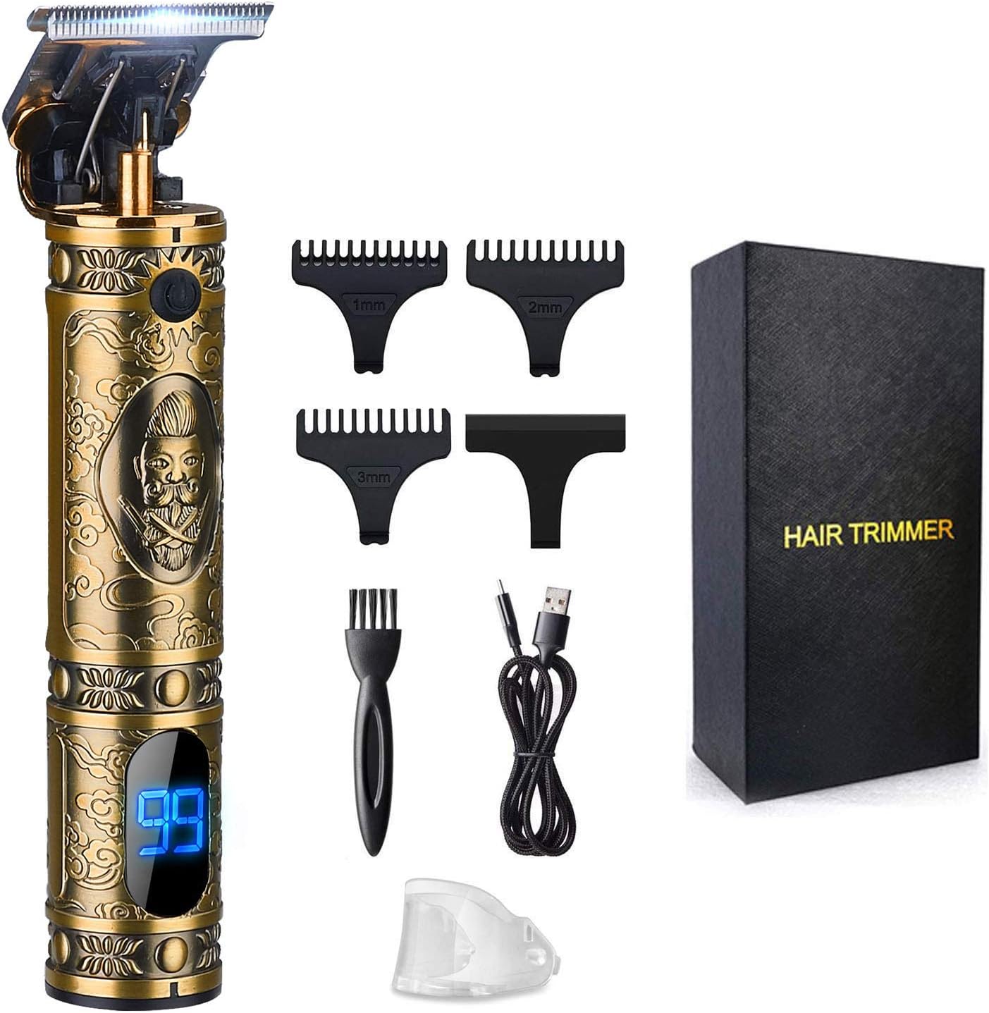 Suttik Hair Clippers for Men, Professional Hair & Beard Trimmer for Men, Mustache Trimmer T-Blade Hair Liner Edgers