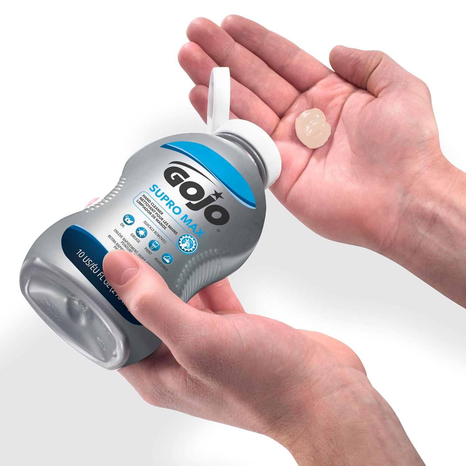 GOJO Supro Max Hand Cleaner Bottle, 8ct x 10 fl oz - 7278-08