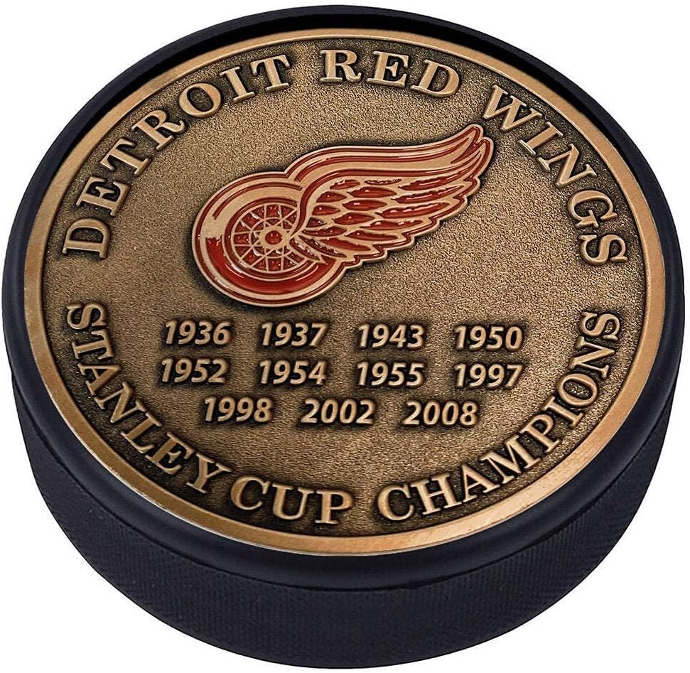 Sports Decor Stanley Cup Years Gold Medallion Puck