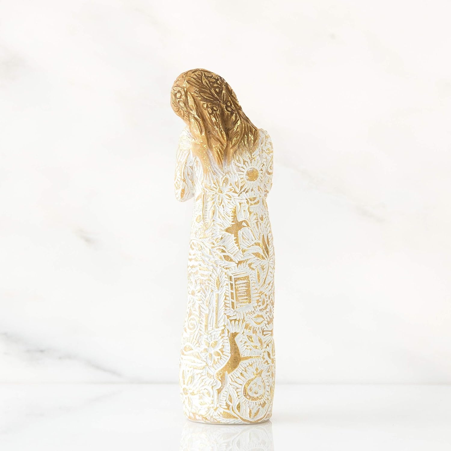Willow Tree Quietly, Sculpted Hand-Painted Figure | Cast from a Susan Lordi Original Carving, Gift Offering Comfort, Peace, Support and Inner Strength, Includes Enclosure Card