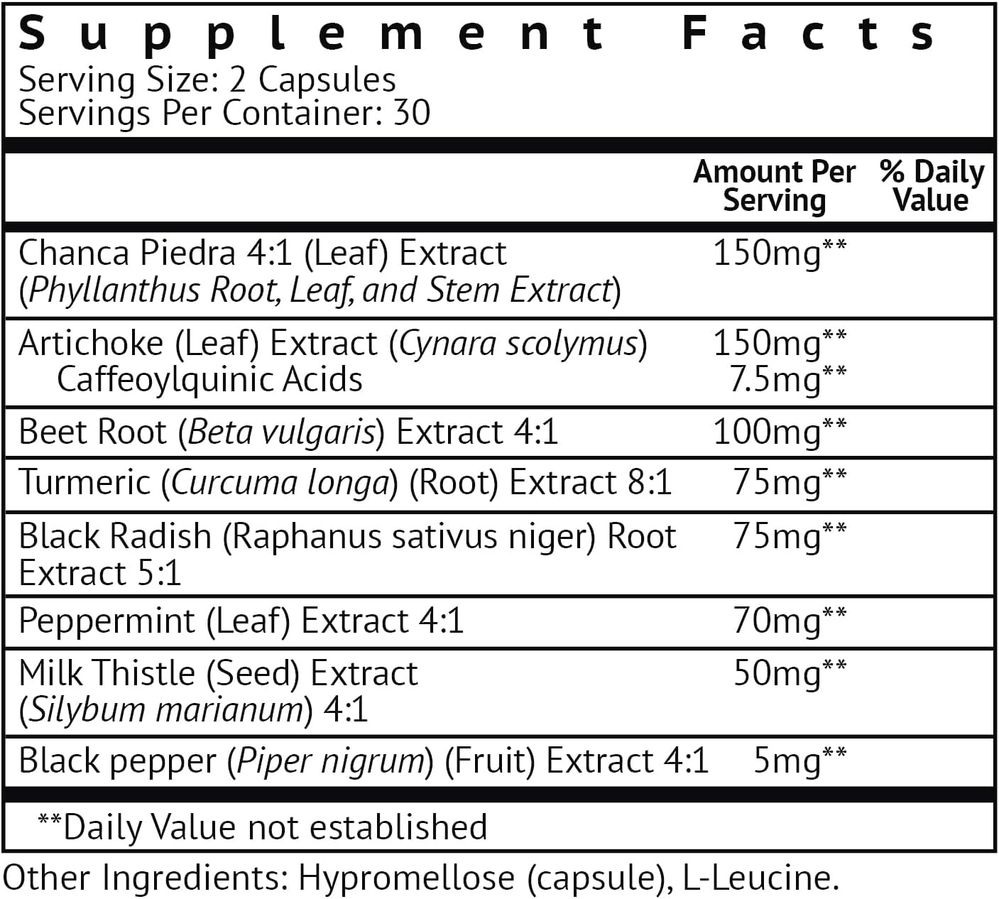 Gallbladder Cleanse with Chanca Piedra and Artichoke Extract | Gallbladder supplements for gallbladder health, digestive system and liver support