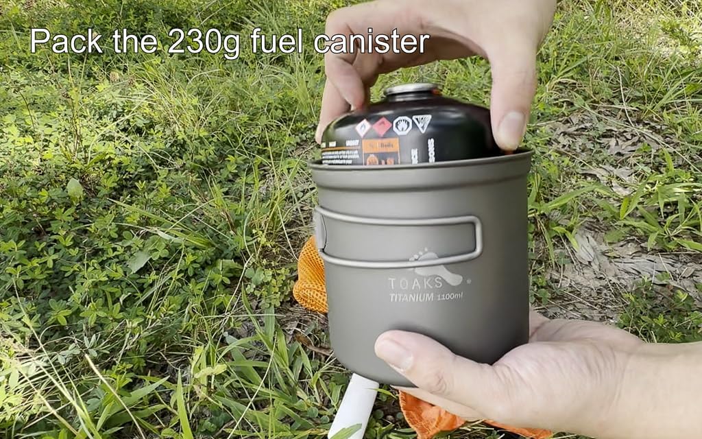 TOAKS Titanium 1100ml Pot with Pan