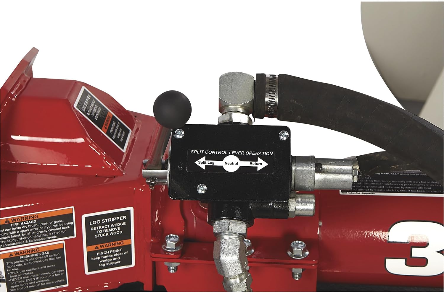 NorthStar Deluxe Horizontal/Vertical Log Splitter - 37-Ton Ram Force, 389cc Honda GX390 Engine