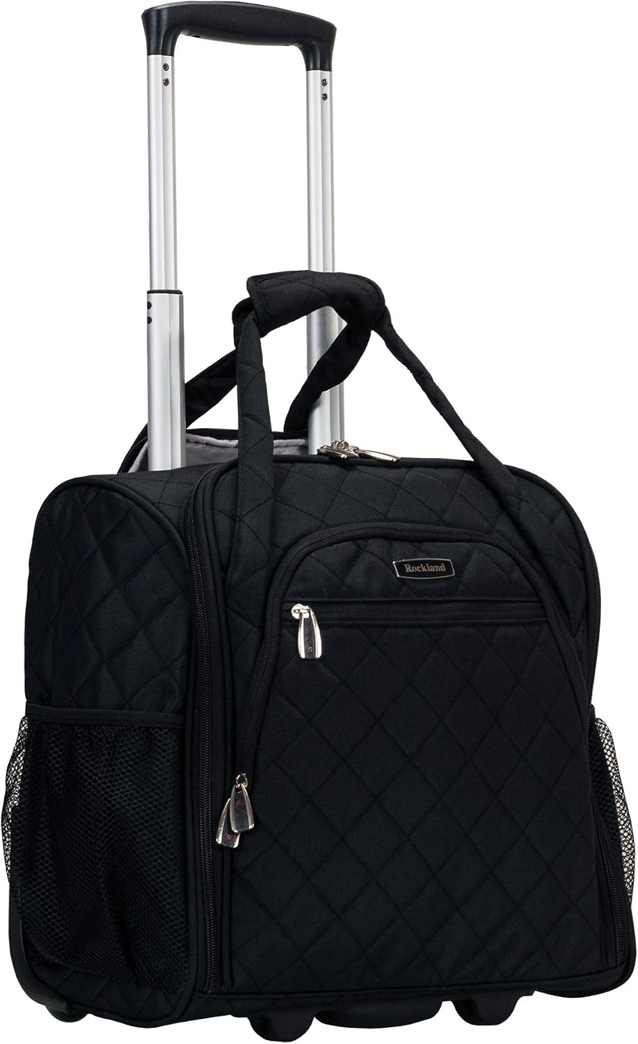 Rockland Melrose Upright Wheeled Underseater Carry-On Luggage, Red