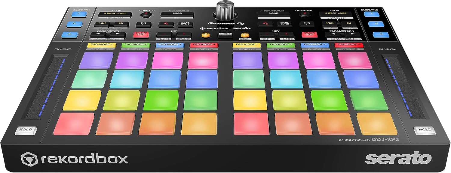 Pioneer DJ DDJ-XP2 Add-On Pad Controller, 32 Pads, rekordbox Serato