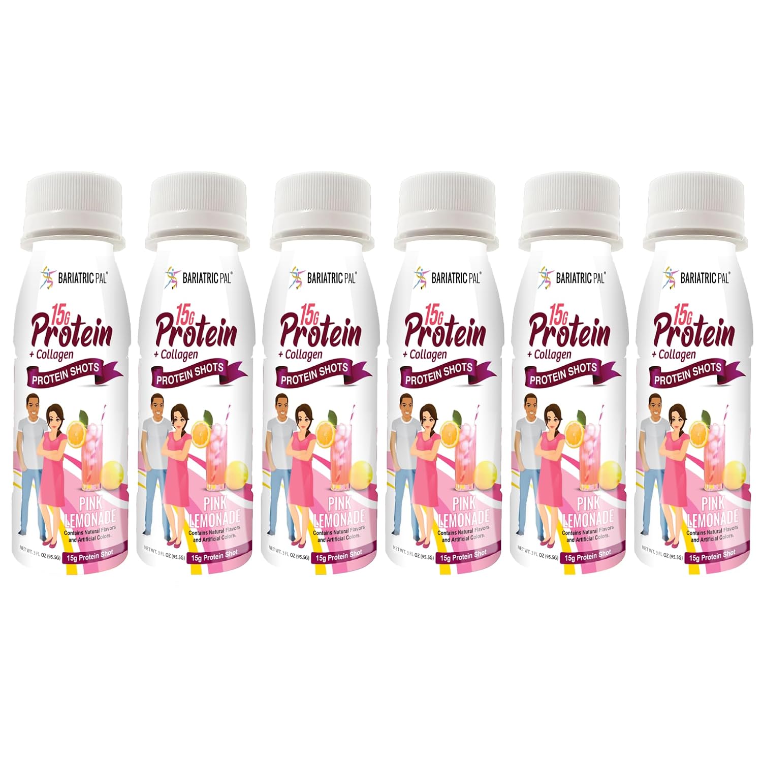 BariatricPal Collagen & Whey Protein Shots - Pink Lemonade