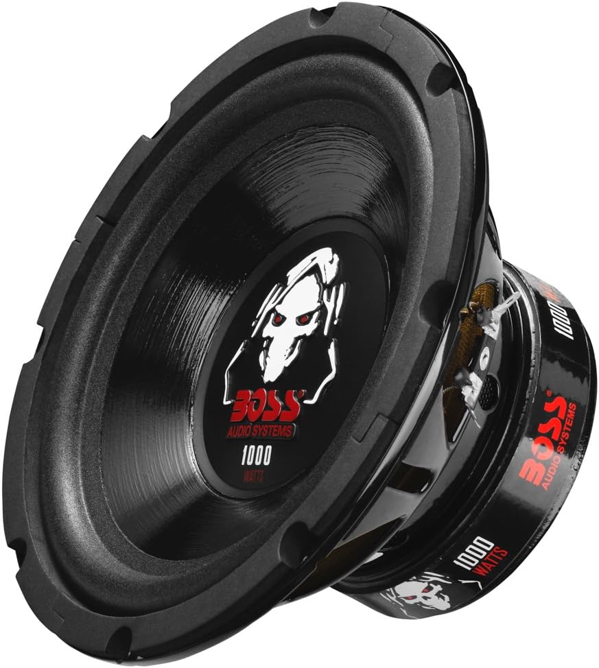 BOSS Audio Systems P80DVC Dual 4 Ohm 1000 Watt 8 Inch Car Subwoofer