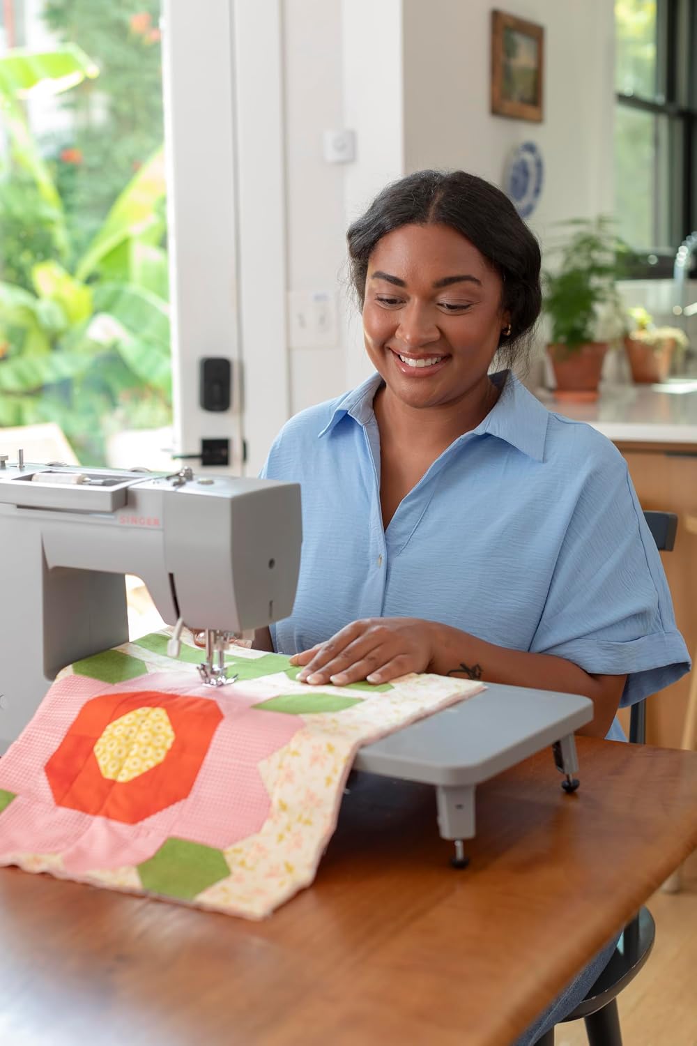 SINGER® Heavy Duty 4452 (Grey) High Speed Sewing Machine + Accessories | 32 Built-In Stitches Deliver 110 Stitch Applications | 50% More Power for Thick Fabrics, 1100 Stitches/Min, 1-Step Buttonhole | Accessories, 32 Built-In Stitches Deliver 110 Stitch…