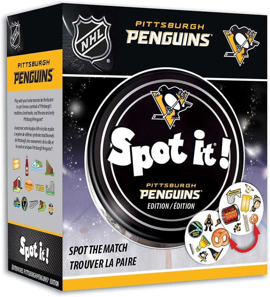 Masterpieces NHL Unisex-Teen Spot It! Card Game